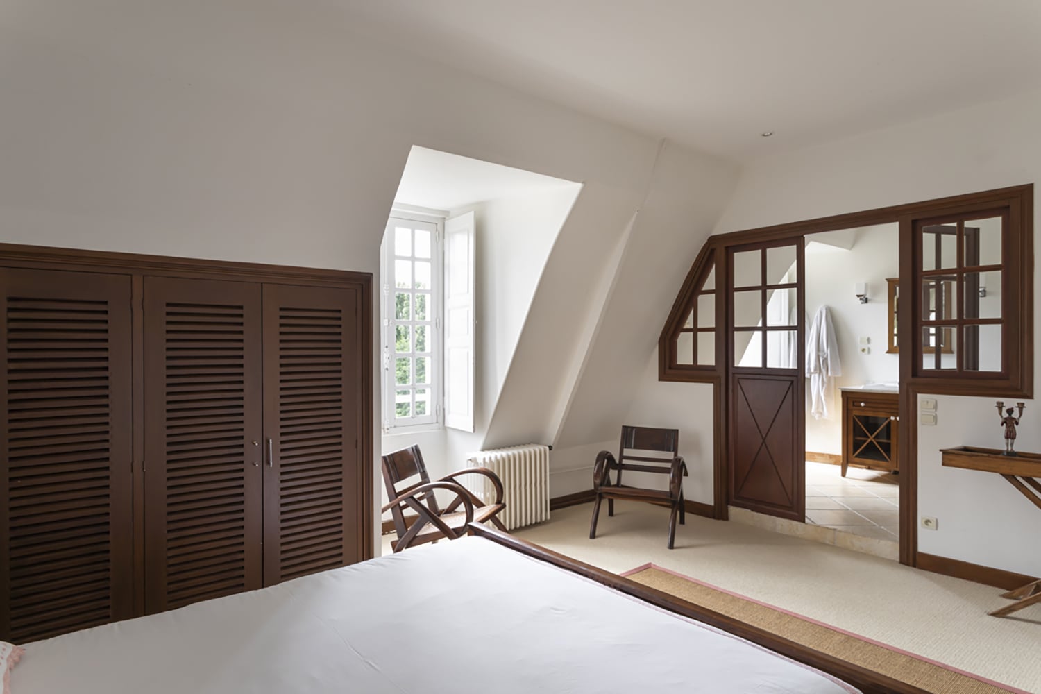 Bedroom | Holiday château in Lombron