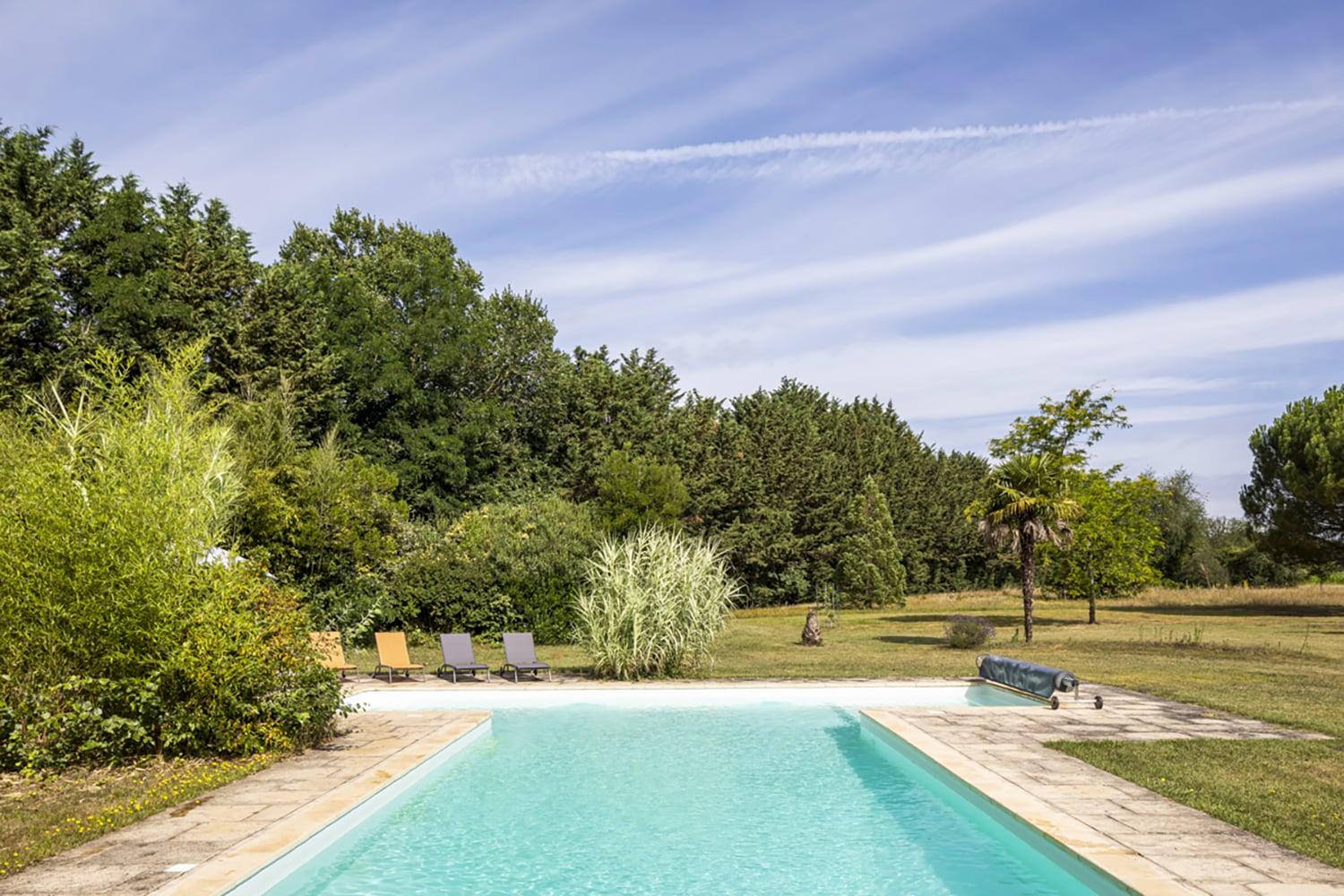 Private heated pool