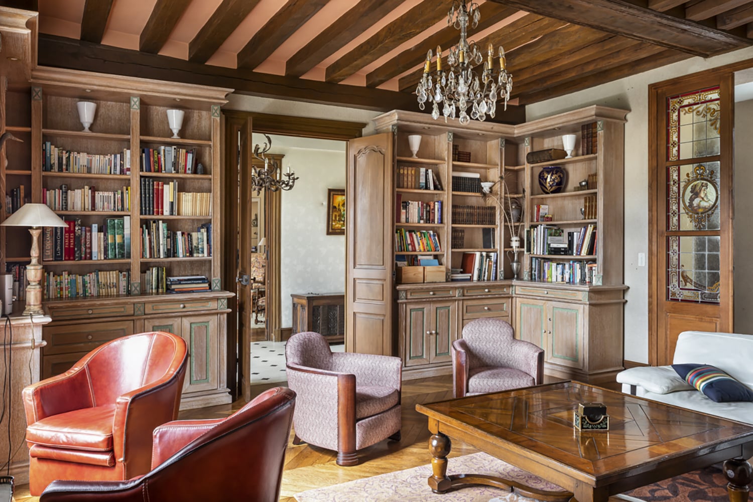 Sitting room | Holiday château in Lombron