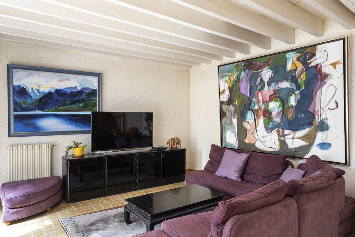 Sitting room | Holiday château in Lombron