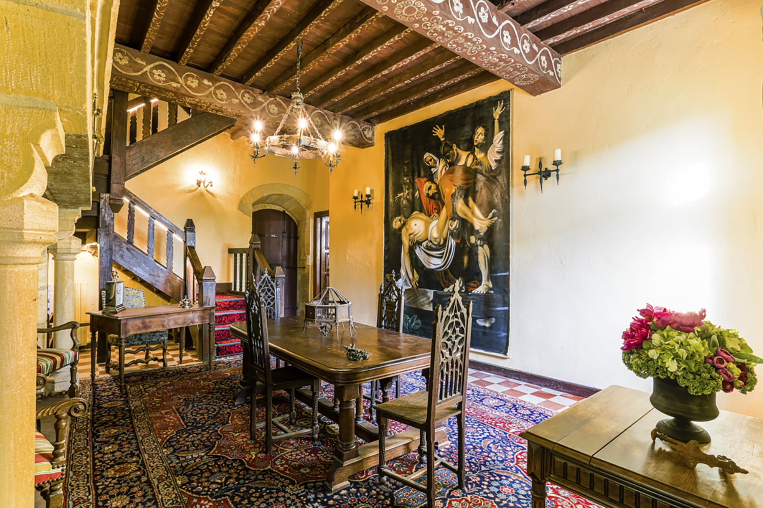 Dining room | Holiday château in Carlux