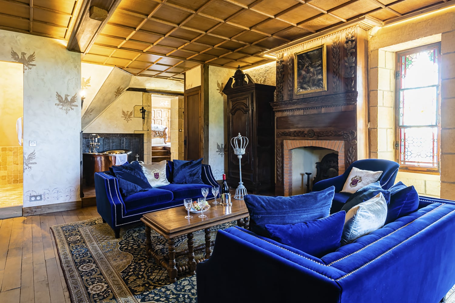 Sitting room | Holiday château in Carlux