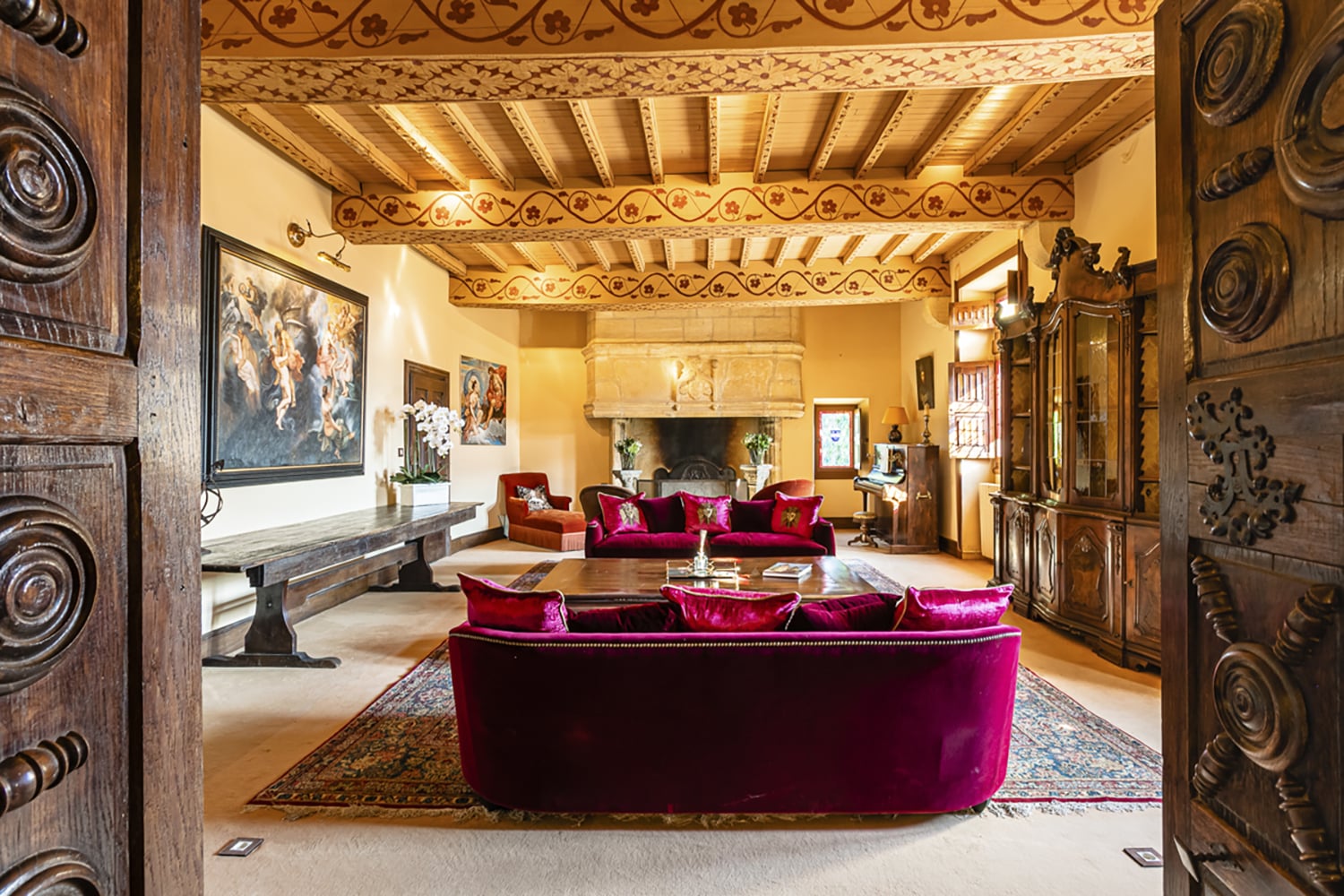 Sitting room | Holiday château in Carlux