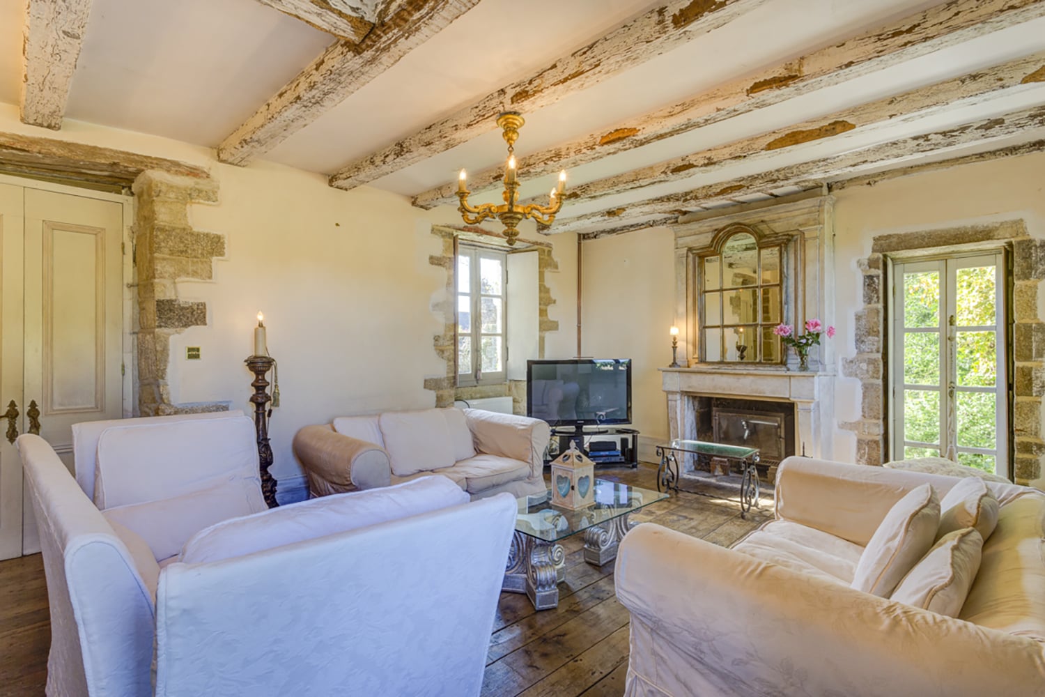 Sitting room | Château de vacances en Bretagne