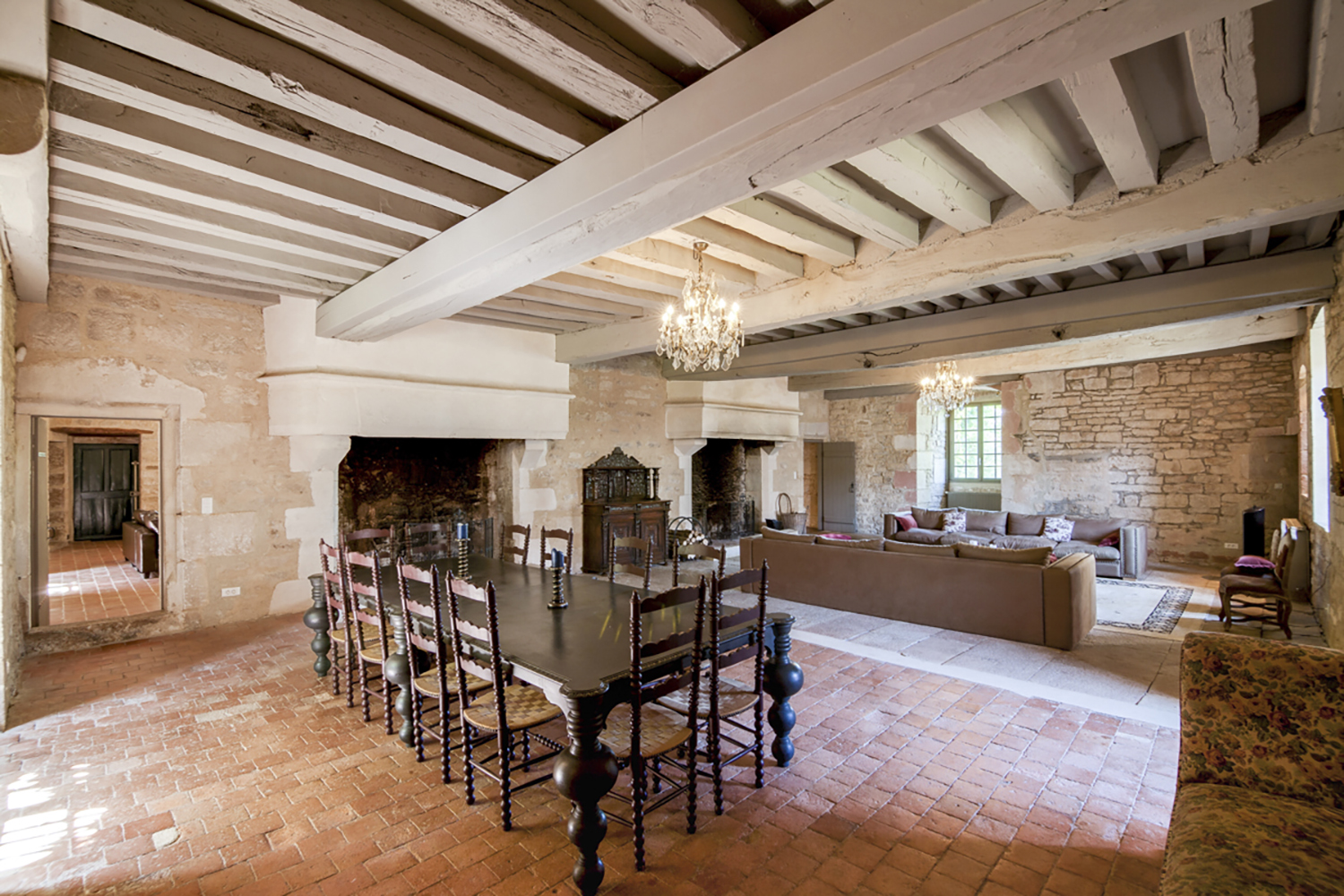 Sitting room | Holiday château in Bourgogne-Franche-Comté
