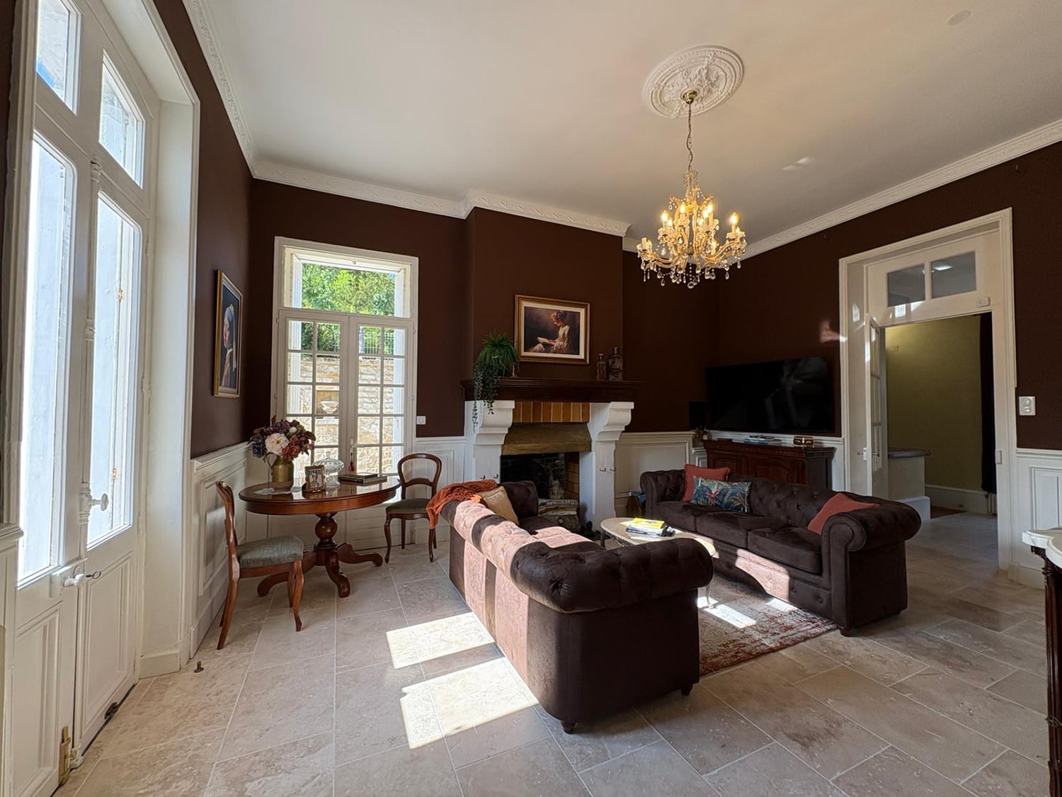 Sitting room | Holiday château in Nouvelle-Aquitaine