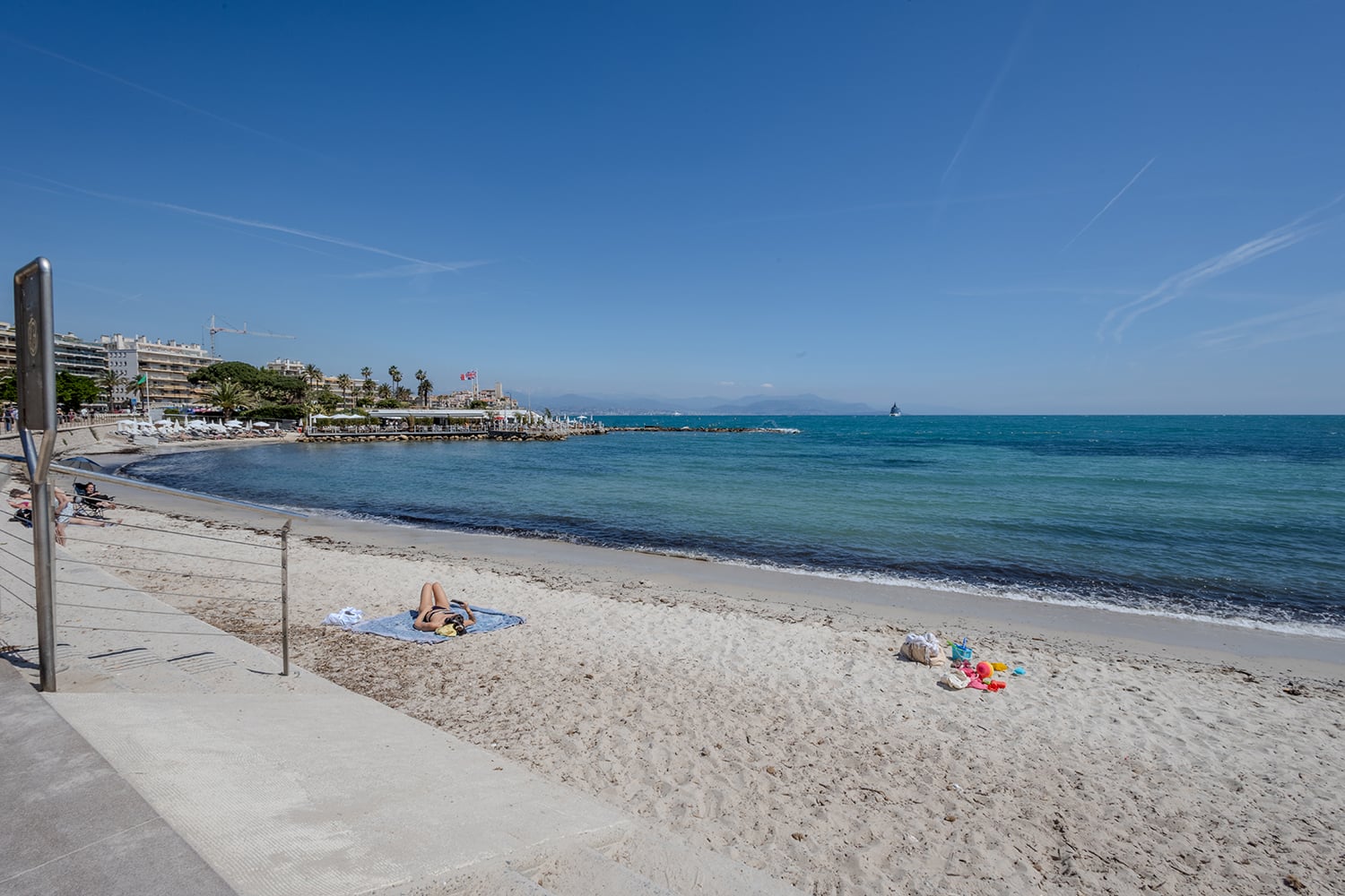 Beach in Antibes Beach in Antibes