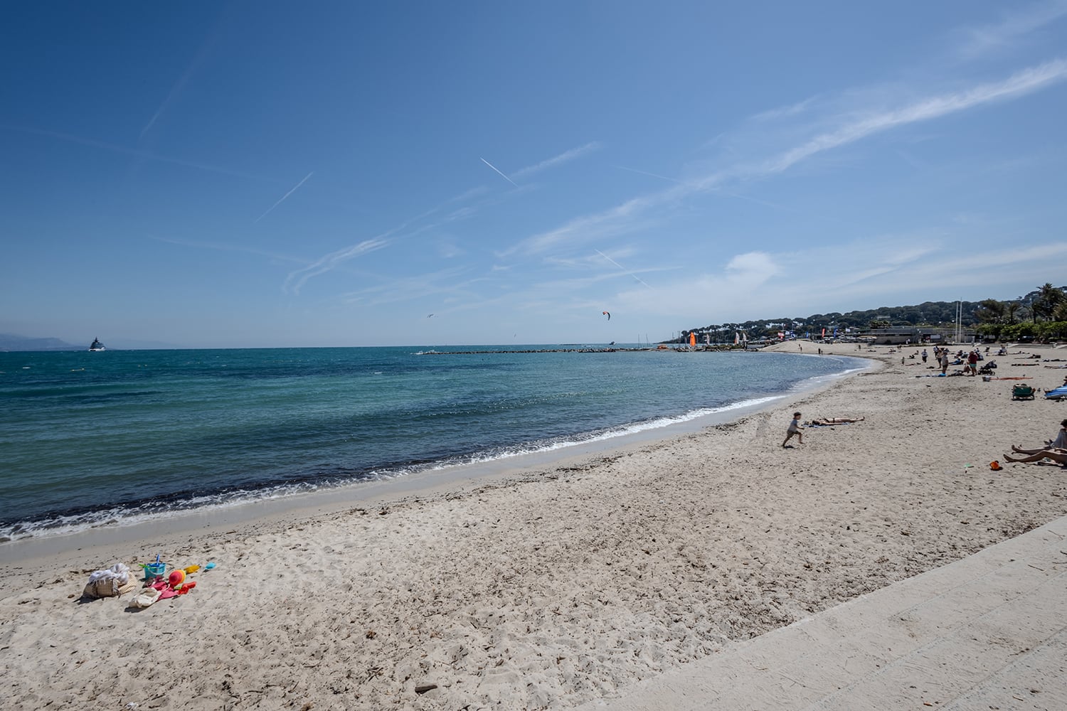 Beach in Antibes Beach in Antibes