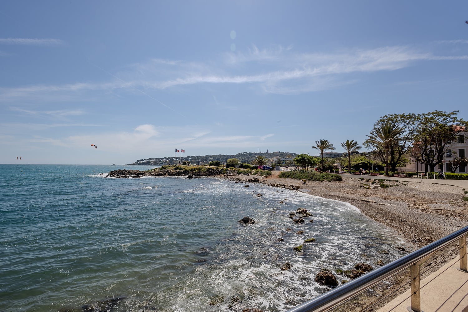 Beach in Antibes Beach in Antibes