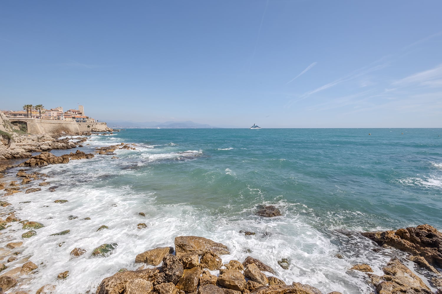 Beach in Antibes Beach in Antibes