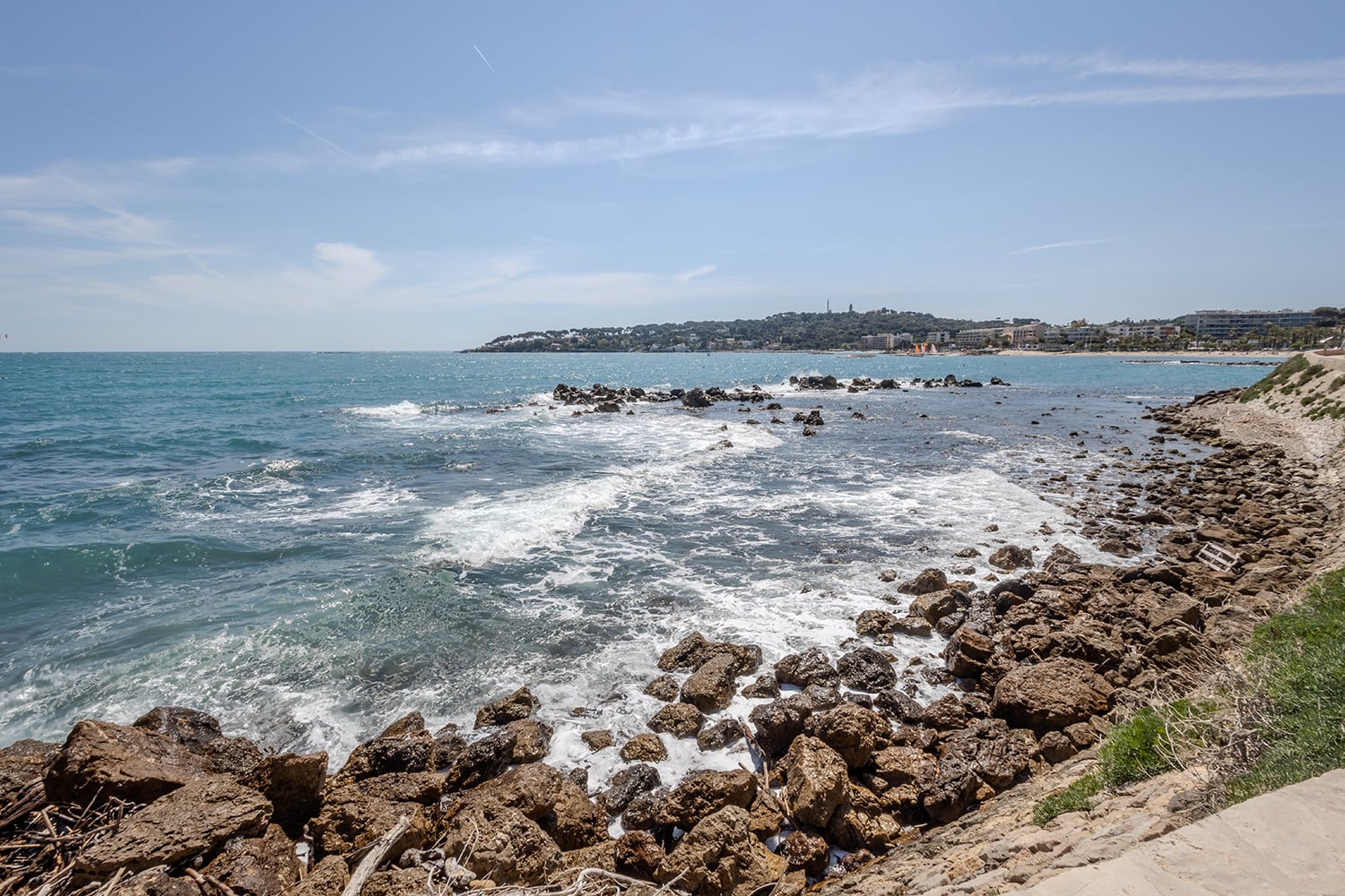 Beach in Antibes Beach in Antibes