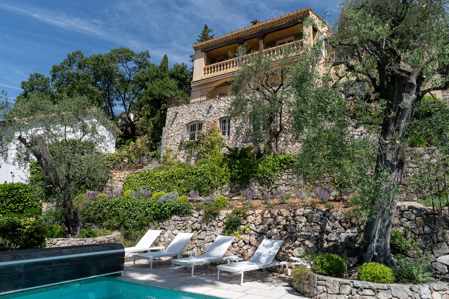 Holiday home in Grasse with private heated pool