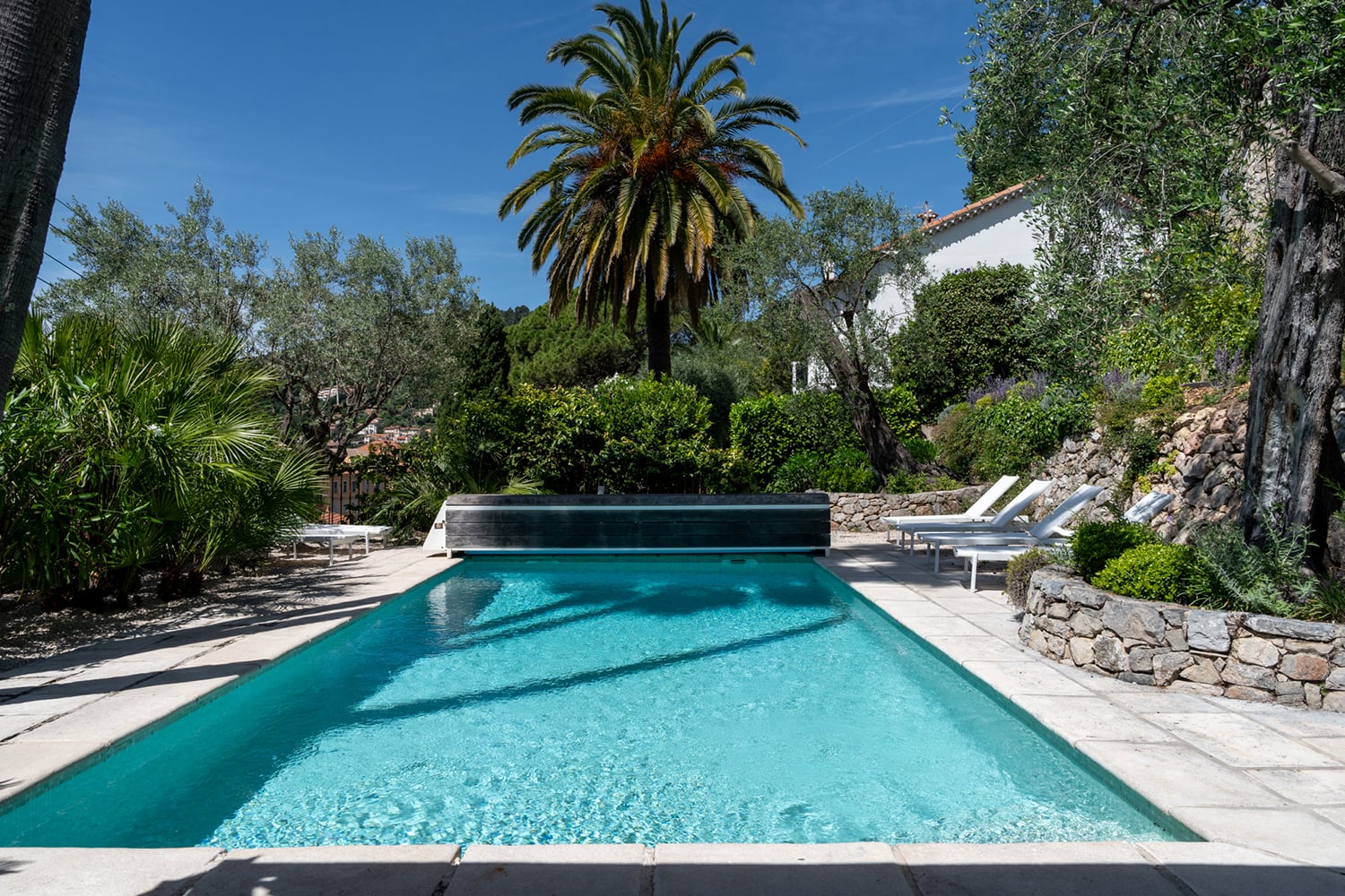 Private heated pool