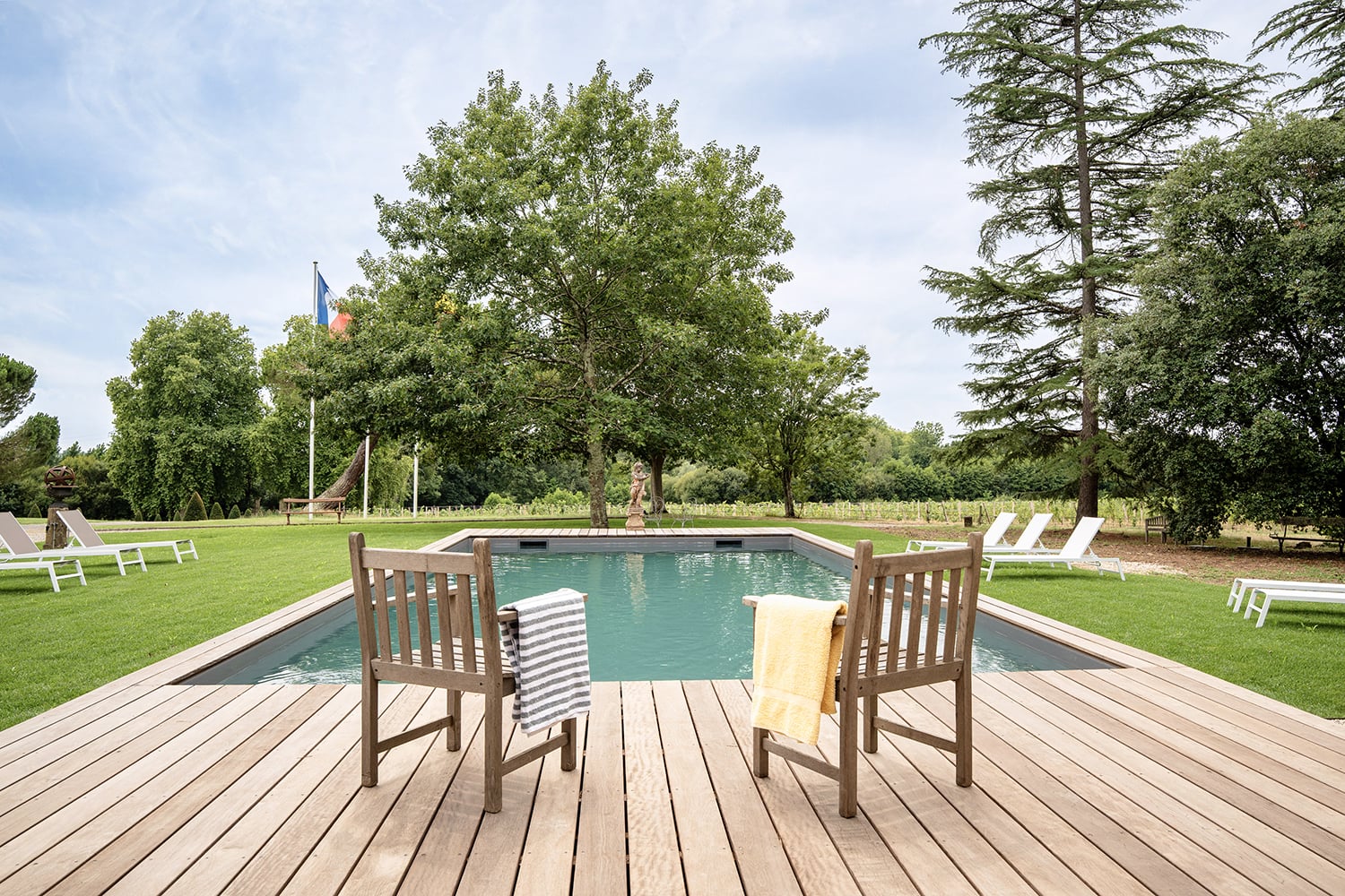 Private heated pool Private heated pool