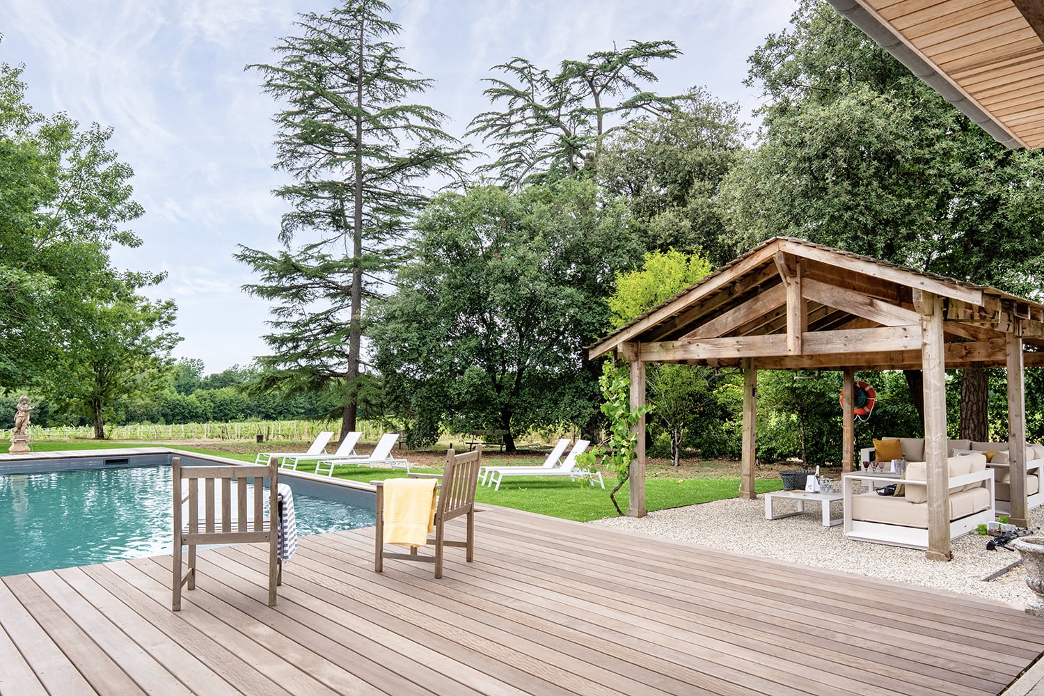 Private heated pool Private heated pool