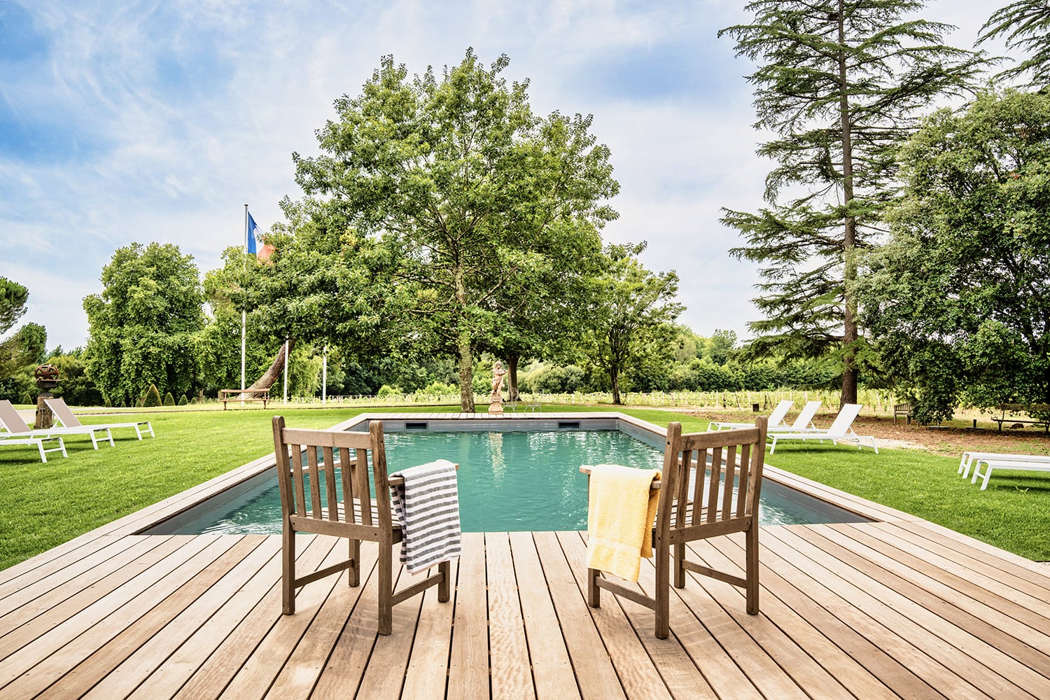 Private heated pool Private heated pool