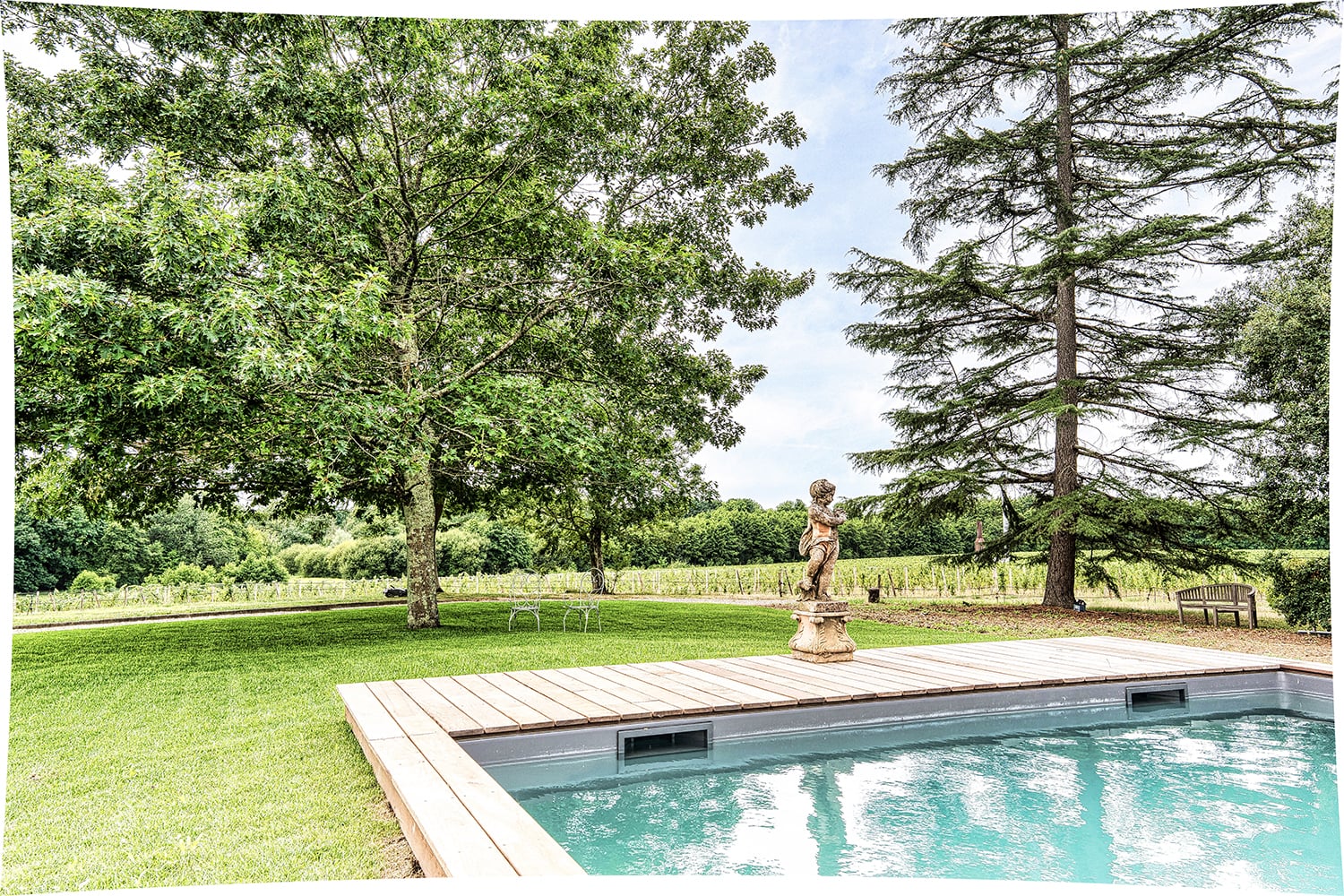 Private heated pool Private heated pool