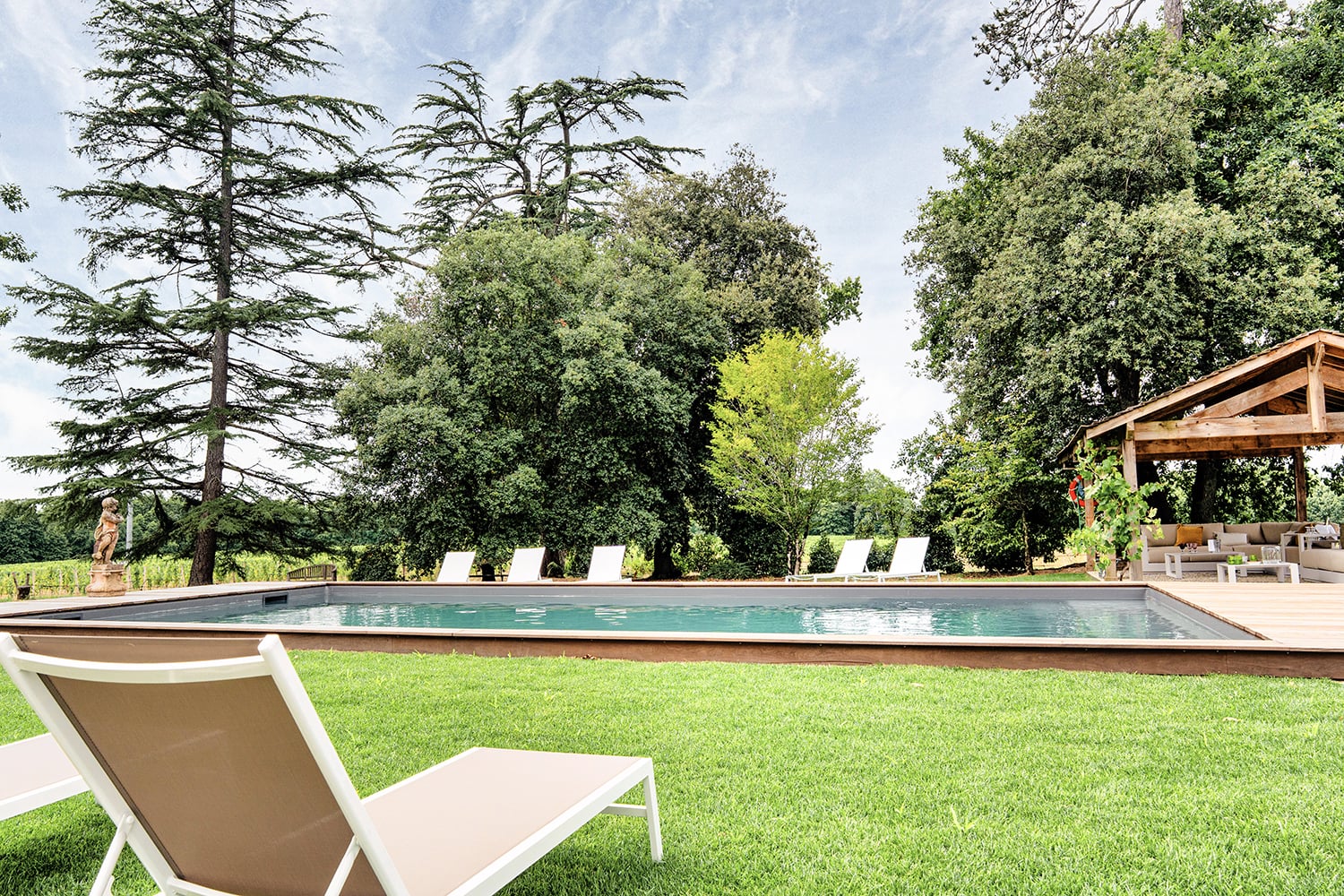 Private heated pool Private heated pool