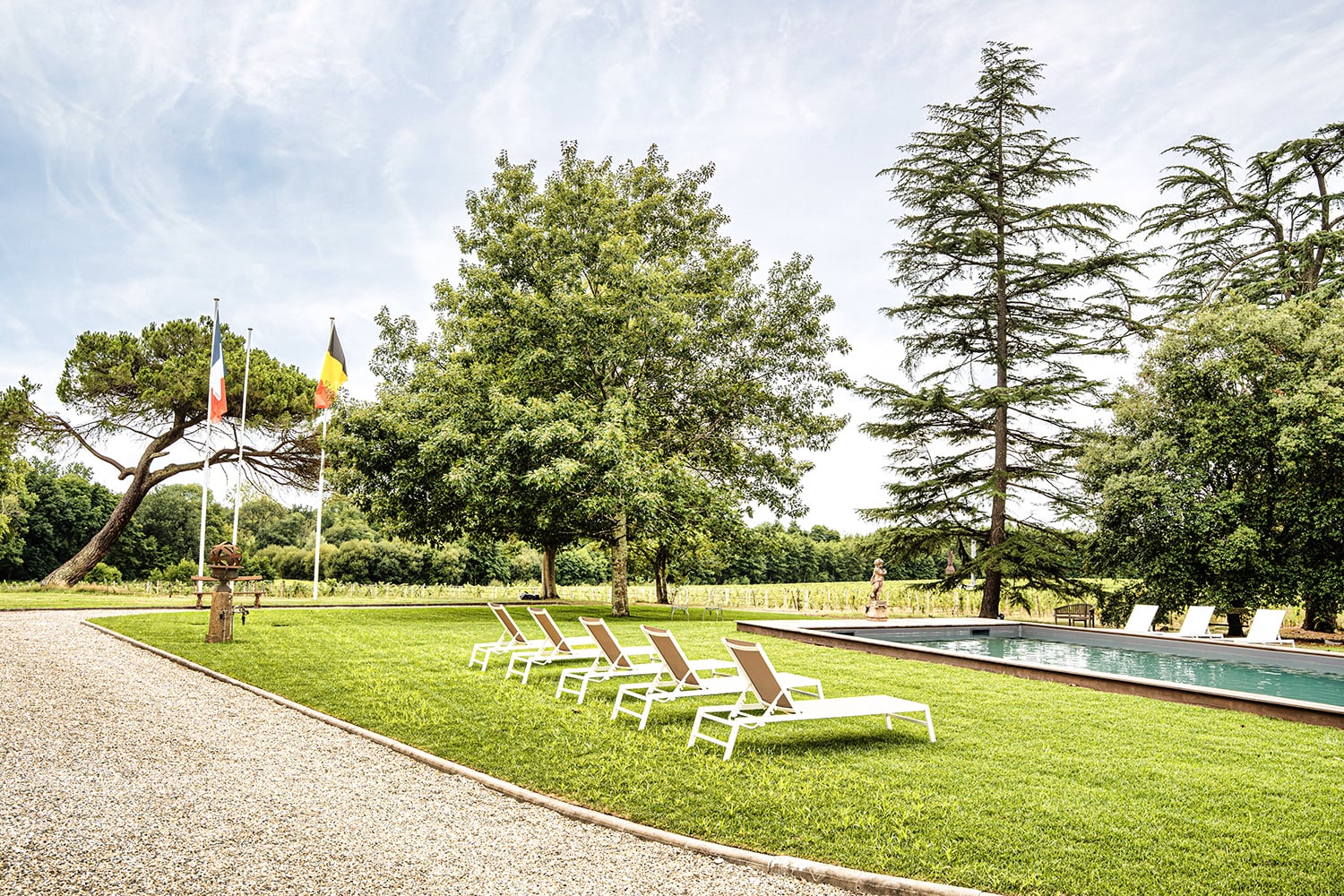 Private heated pool Private heated pool