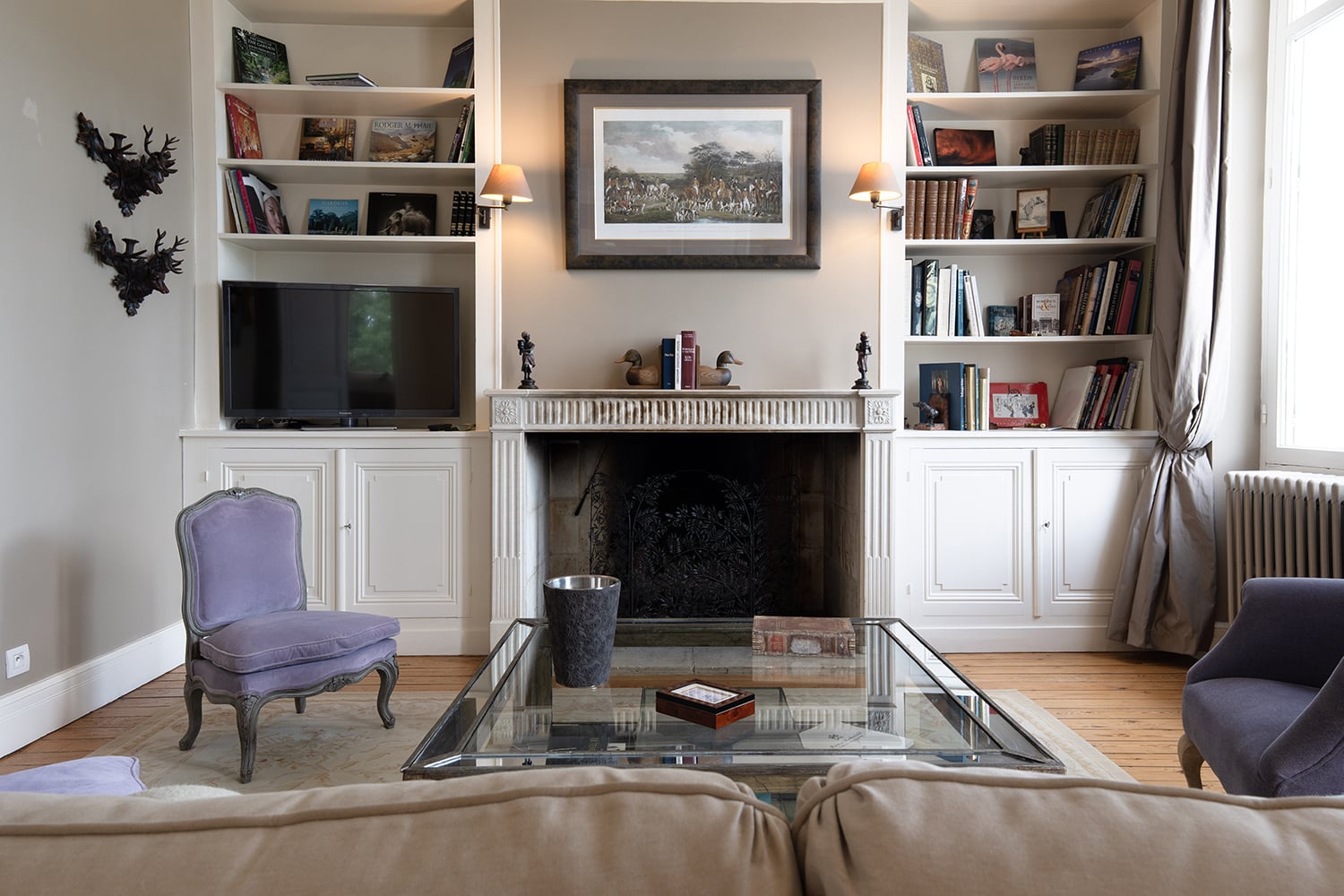 Sitting room | Vacation château in Gironde Sitting room | Vacation château in Gironde