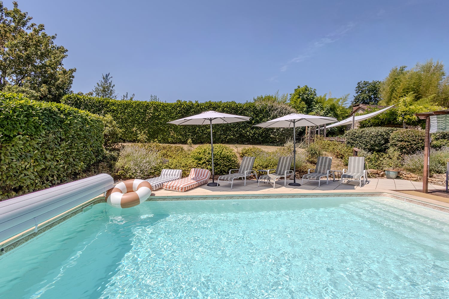 Private heated pool Private heated pool