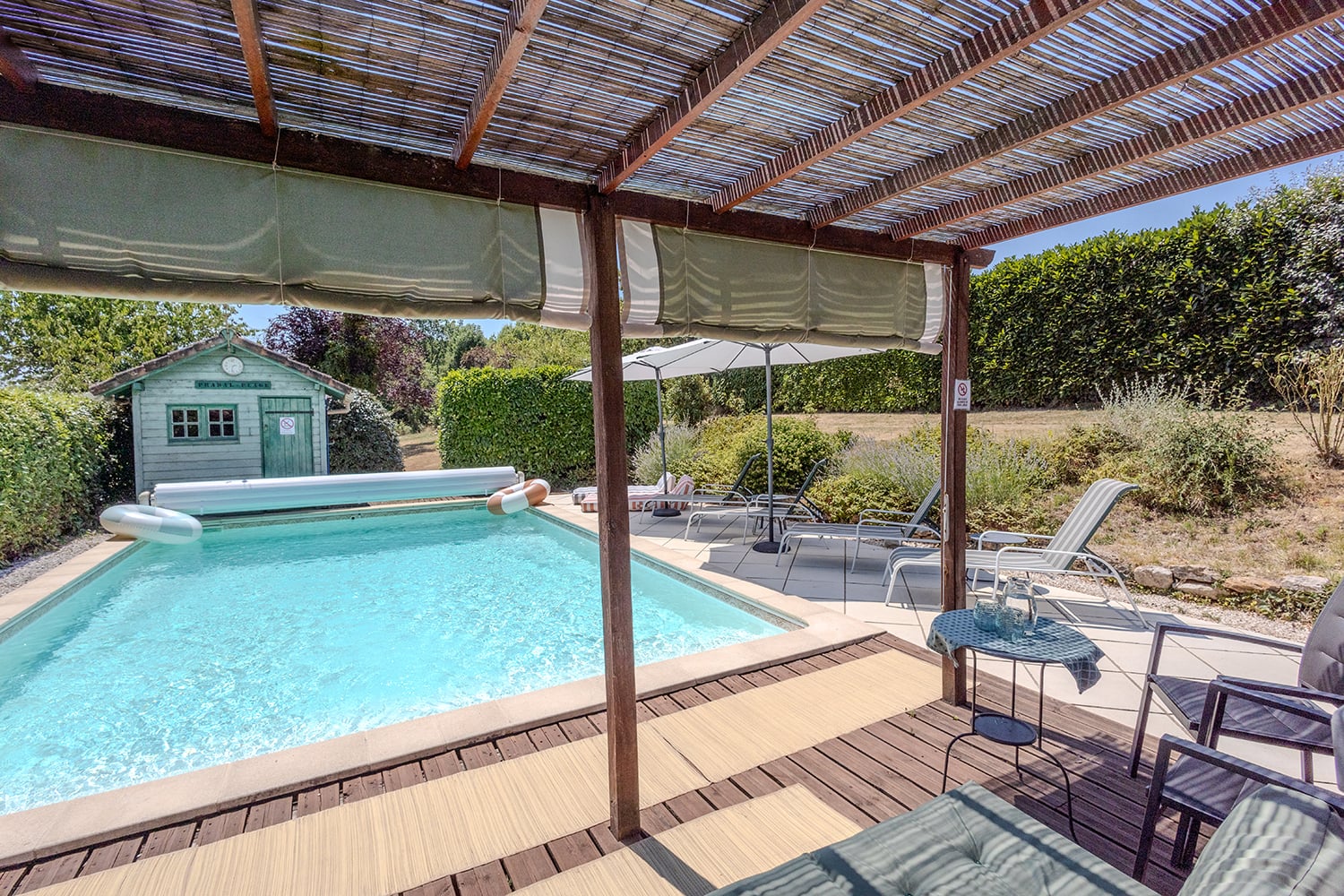 Private heated pool Private heated pool