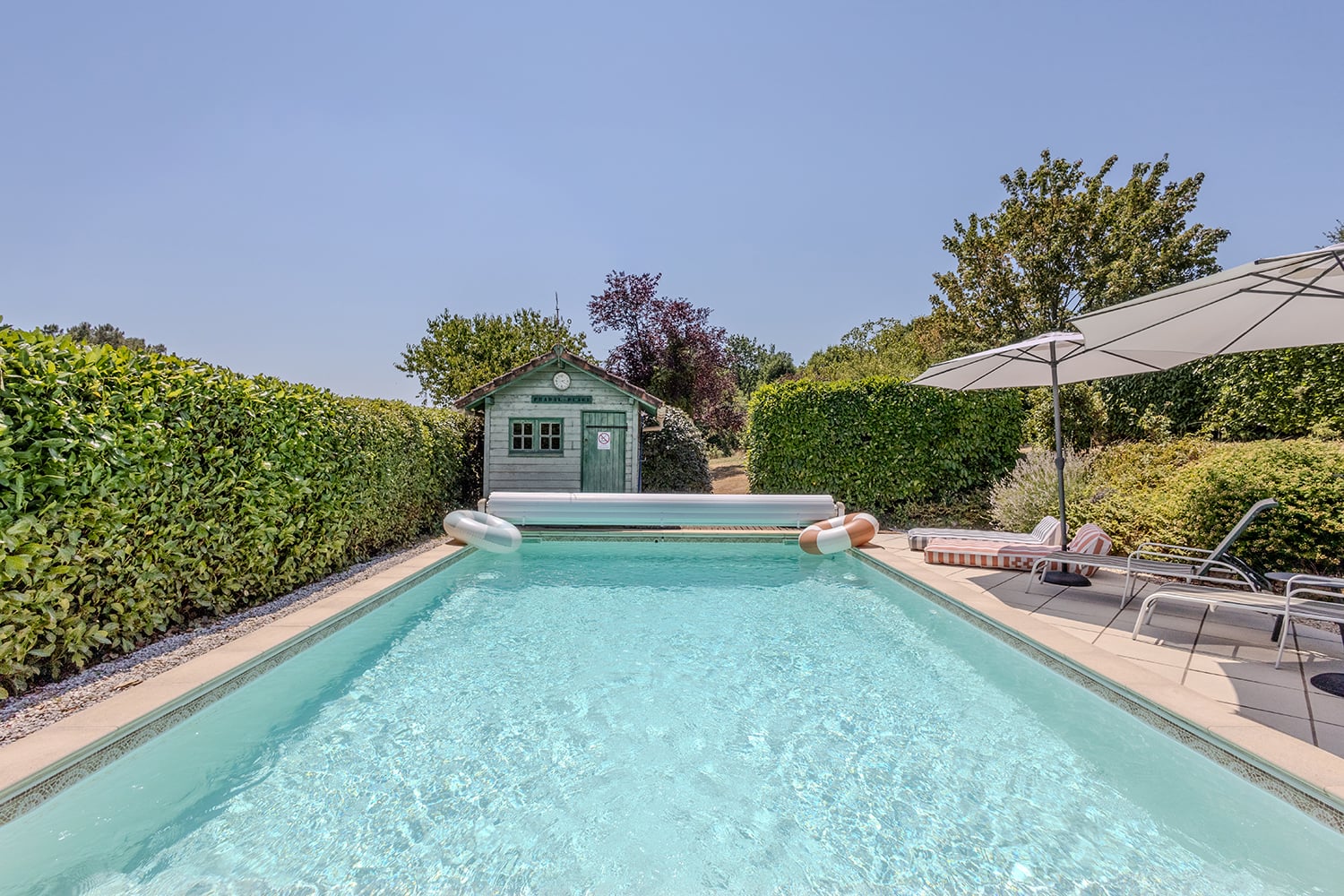 Private heated pool Private heated pool