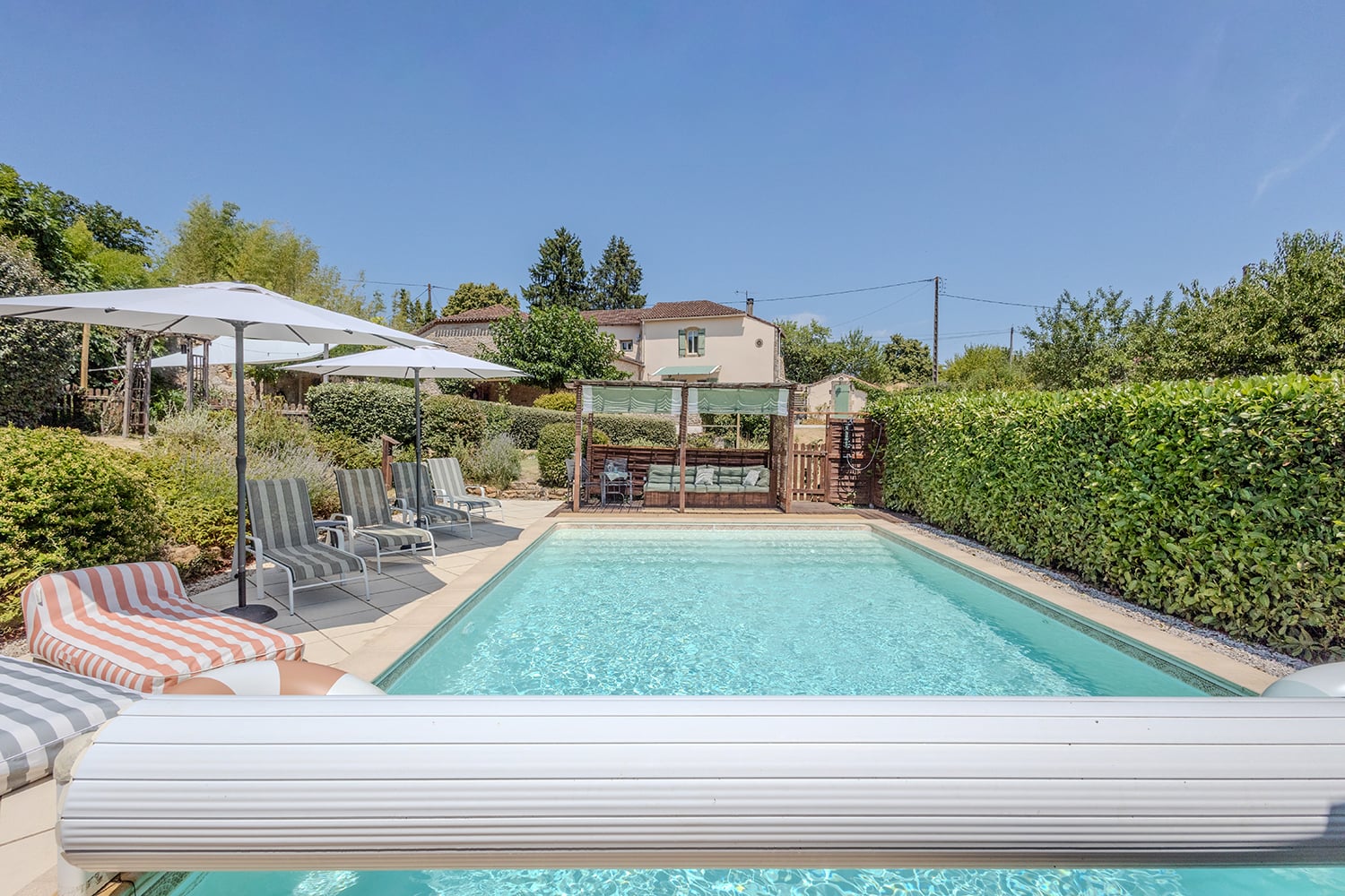 Private heated pool Private heated pool