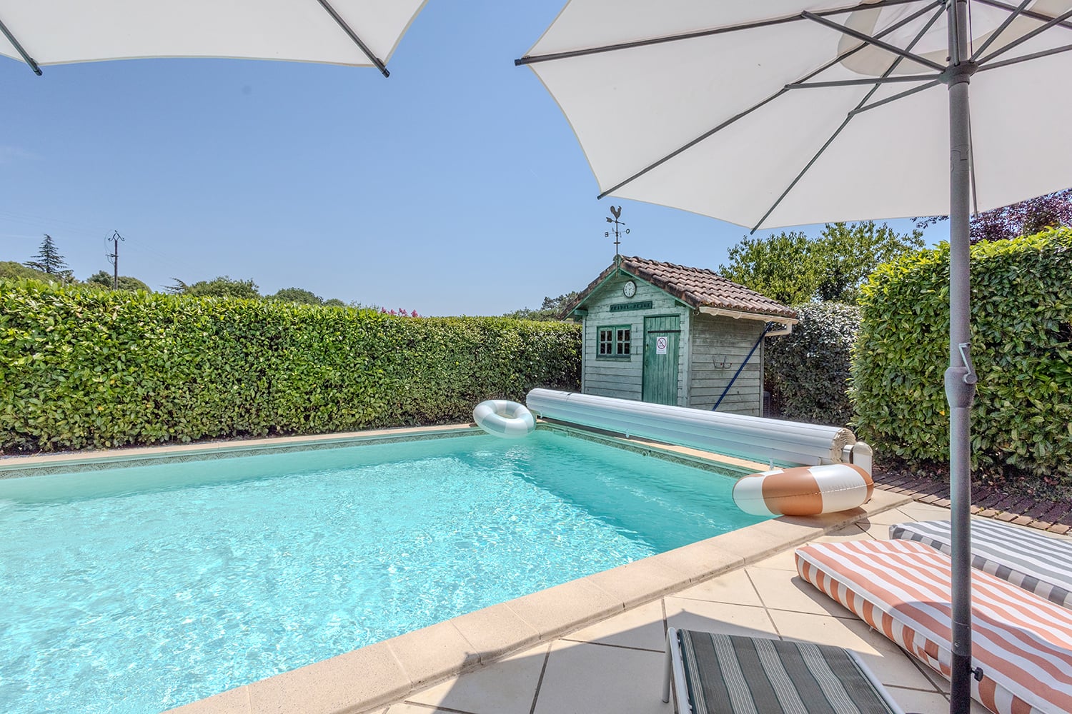 Private heated pool Private heated pool