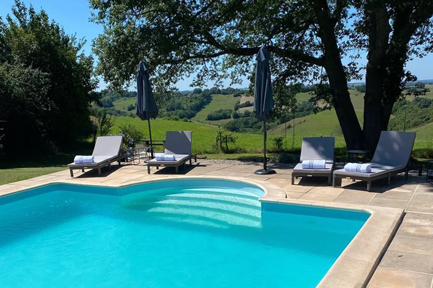 Private heated pool Private heated pool