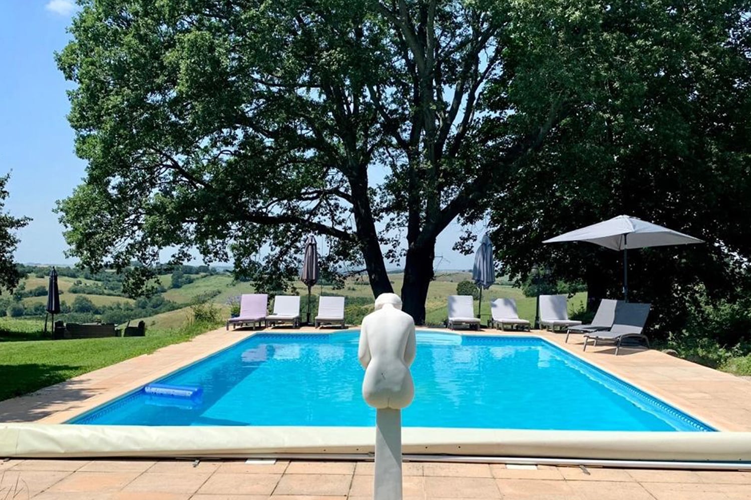Private heated pool Private heated pool