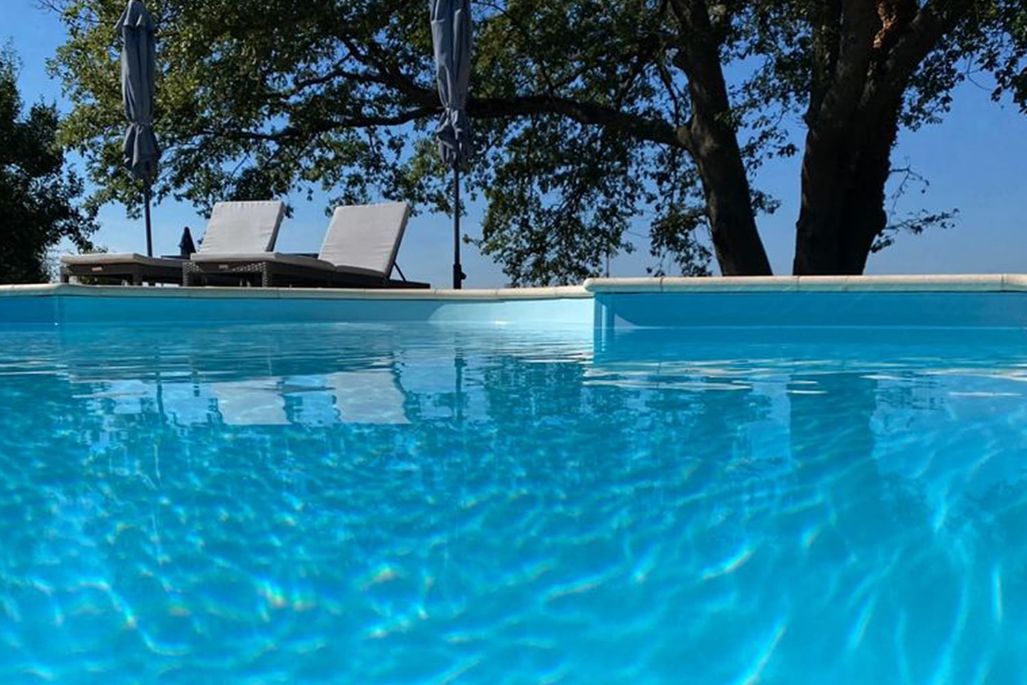 Private heated pool Private heated pool