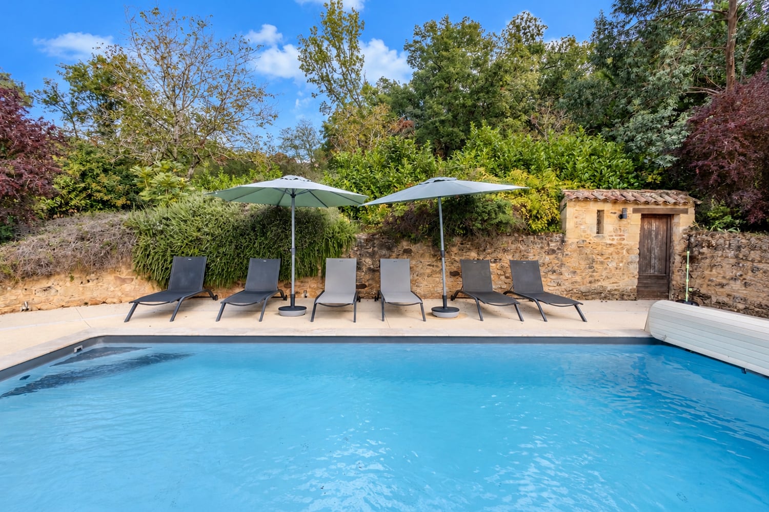 Private heated pool Private heated pool