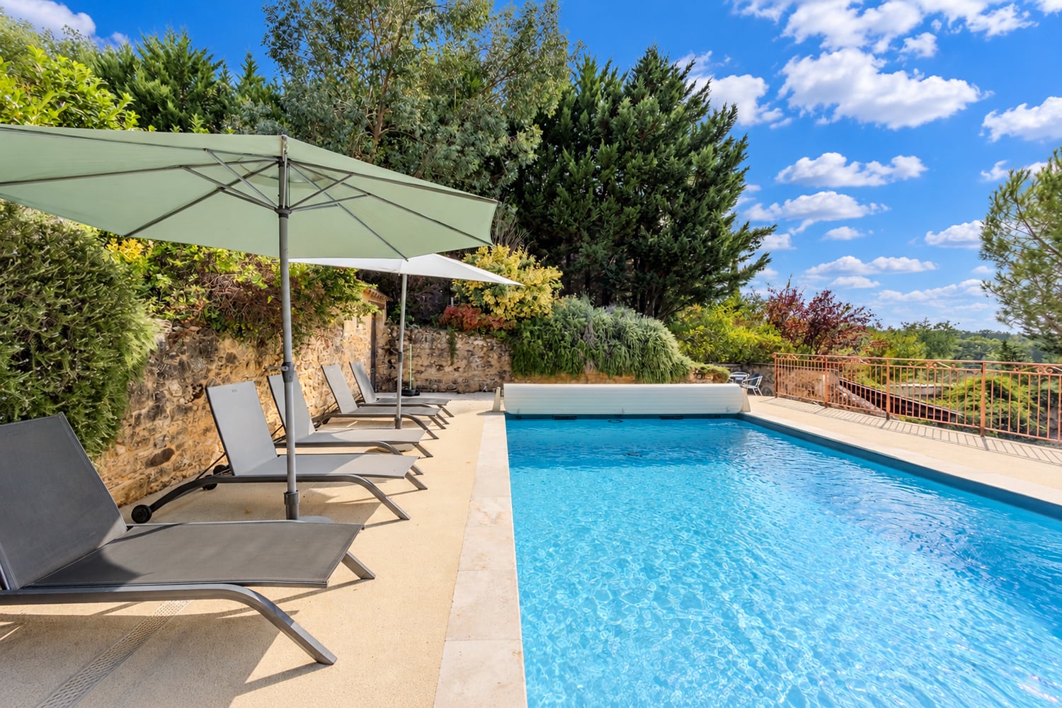 Private heated pool Private heated pool