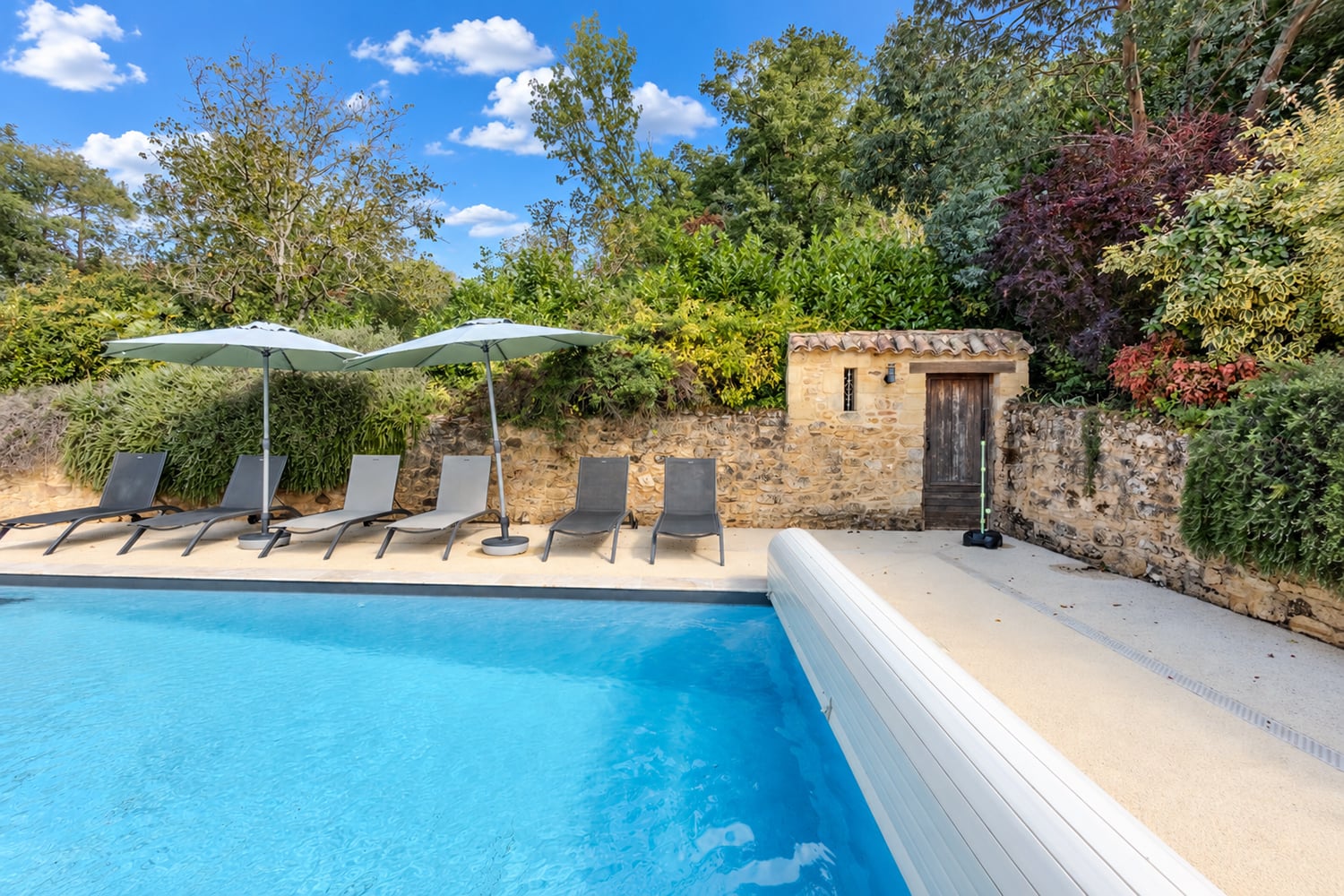 Private heated pool Private heated pool