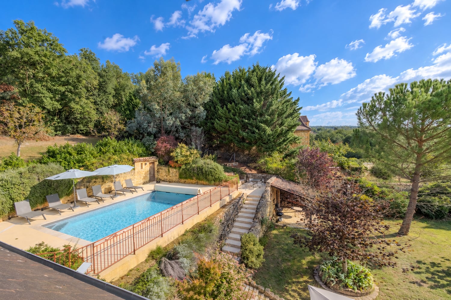 Private heated pool Private heated pool