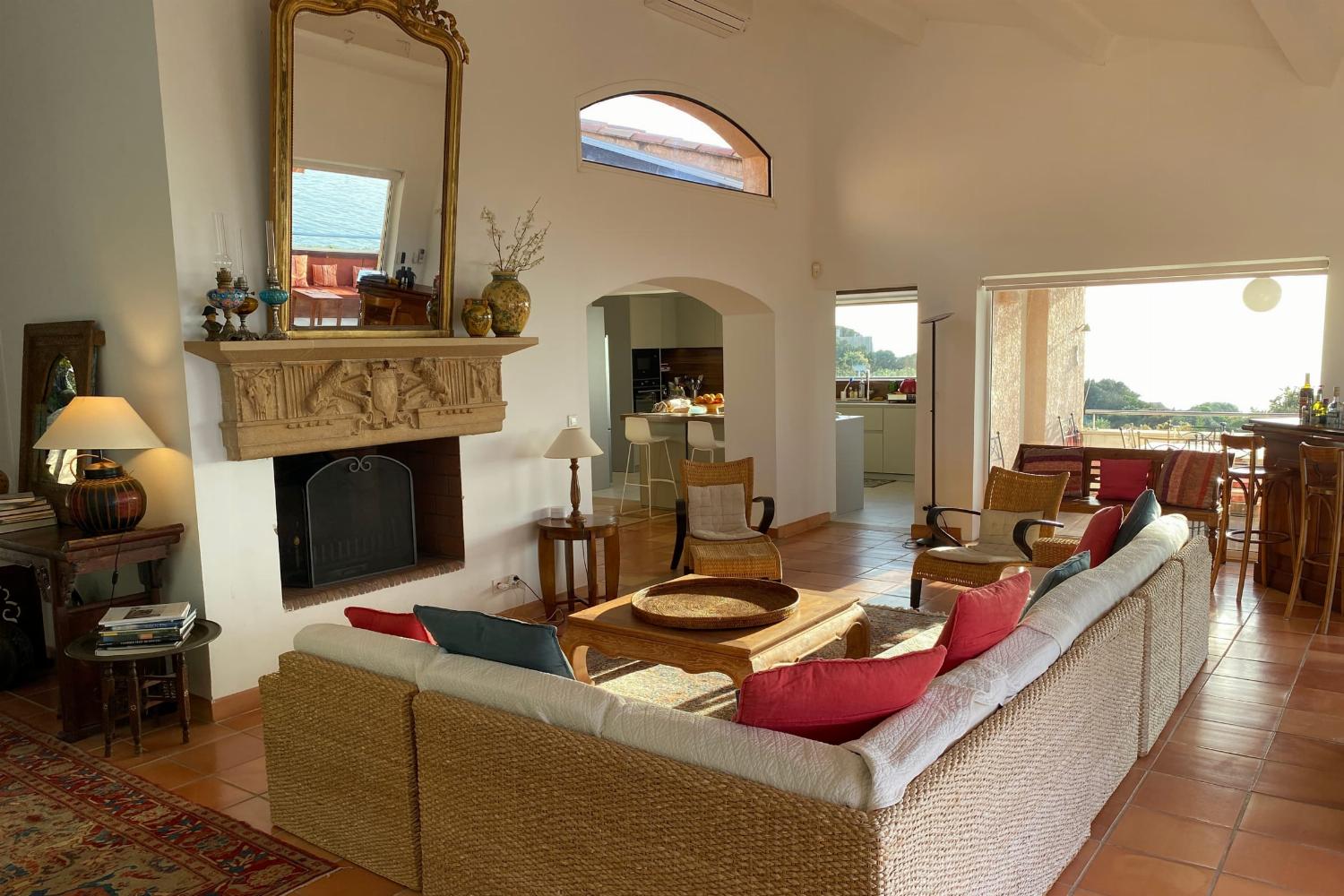 Living room | Holiday villa in Corsica