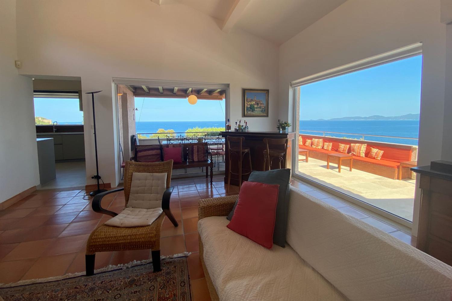 Living room | Holiday villa in Corsica