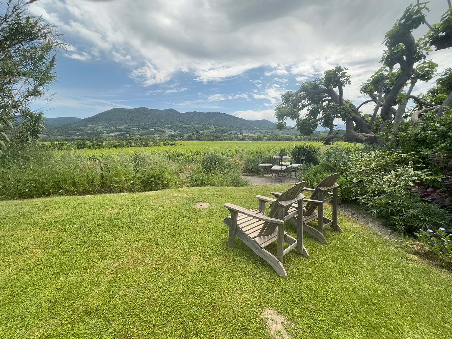 Garden with view