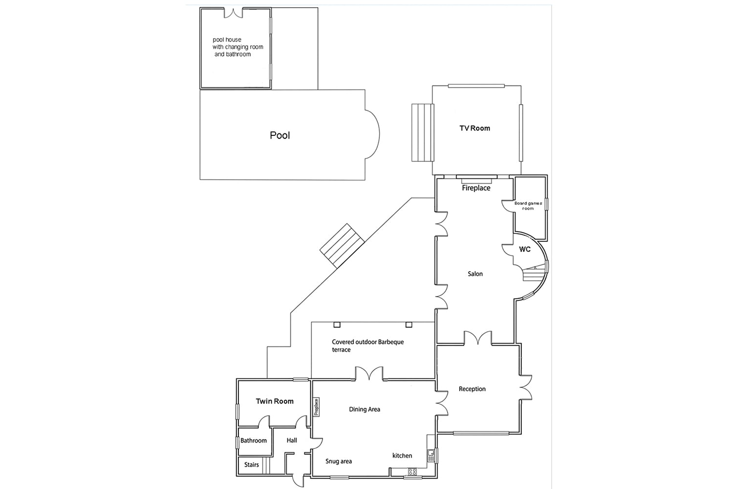 Villa floorplan