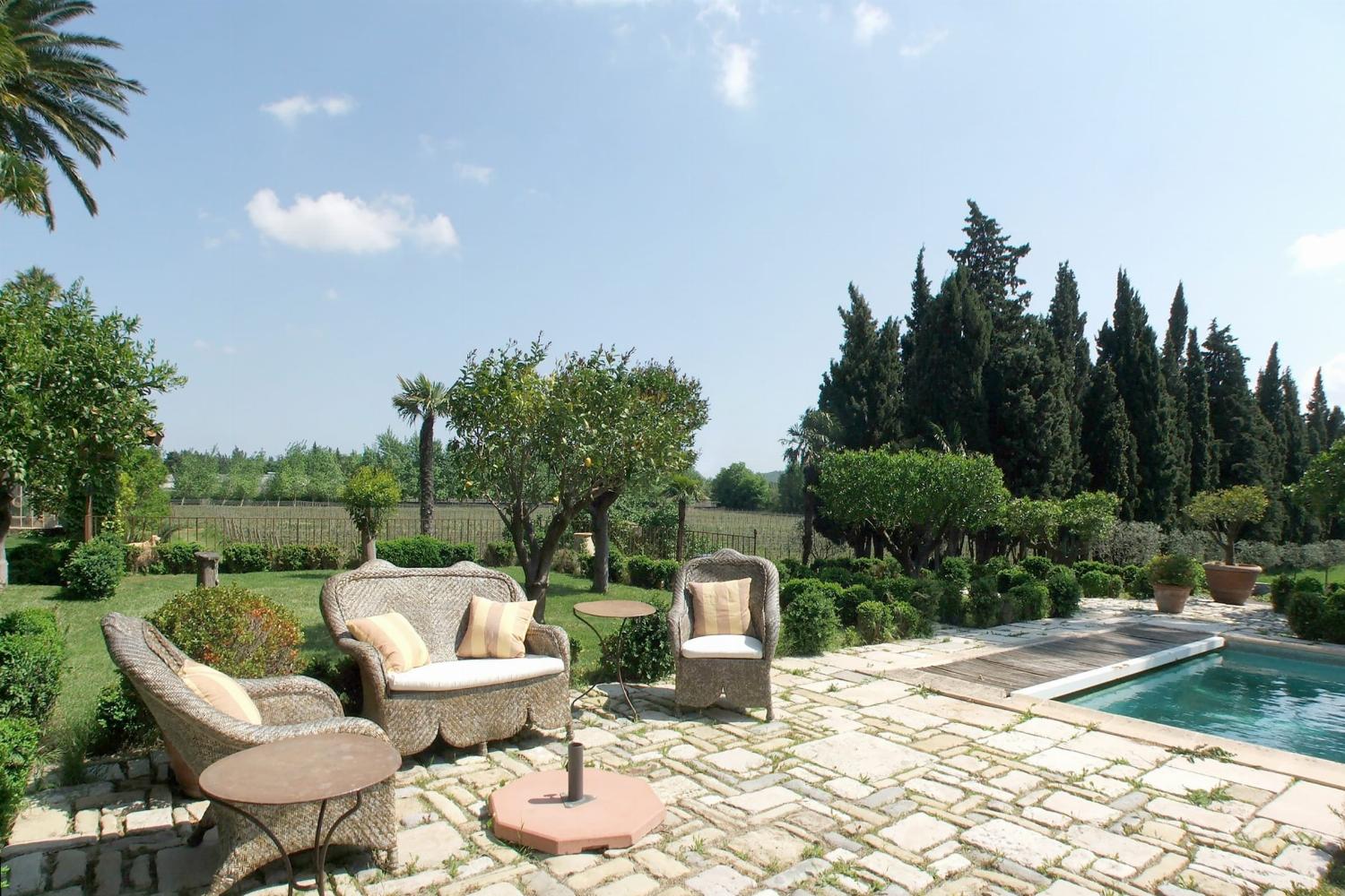 Terrace with private pool