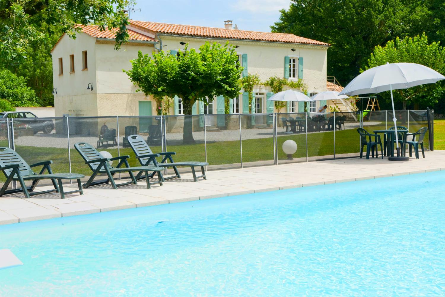 Holiday accommodation in South West France with private heated pool