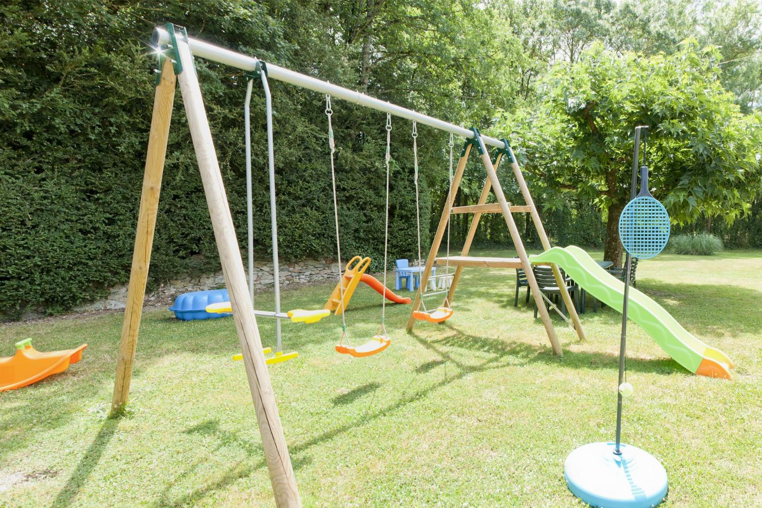 Swings in garden