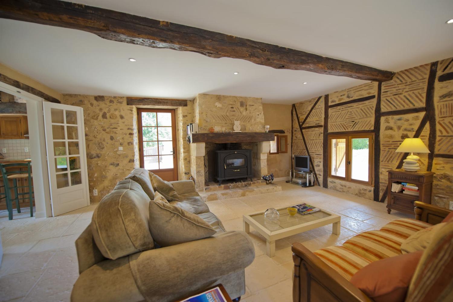 Living room | Holiday villa in Dordogne