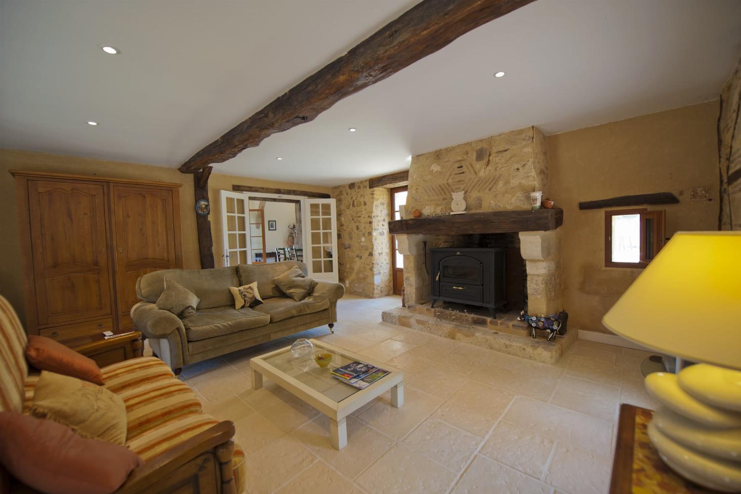 Living room | Holiday villa in Dordogne