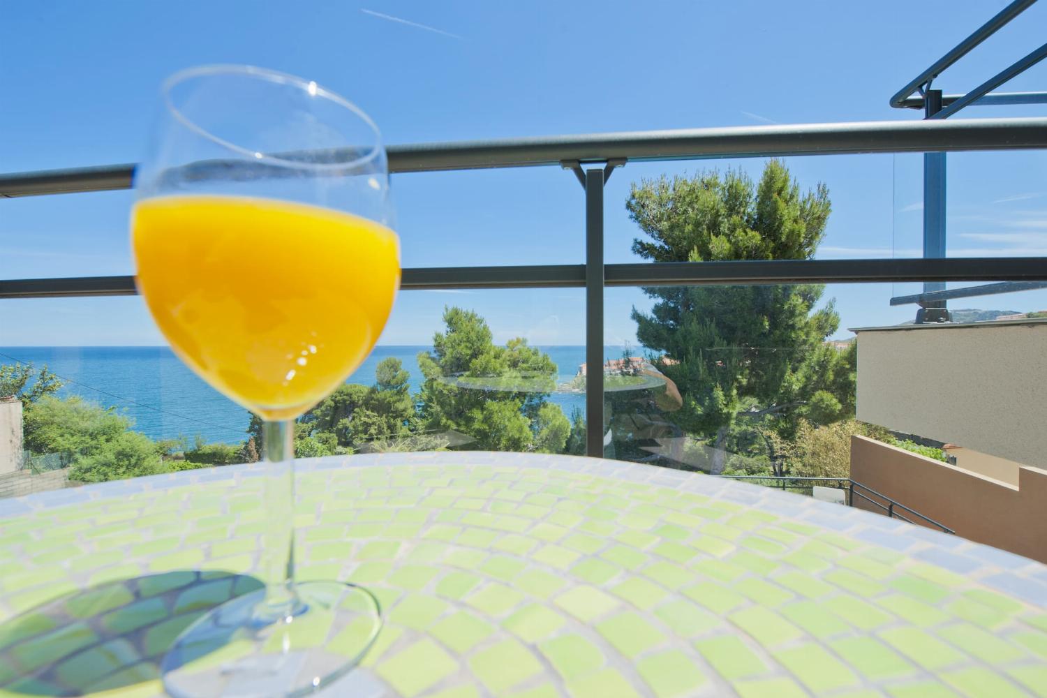1st floor terrace | Holiday villa in Collioure