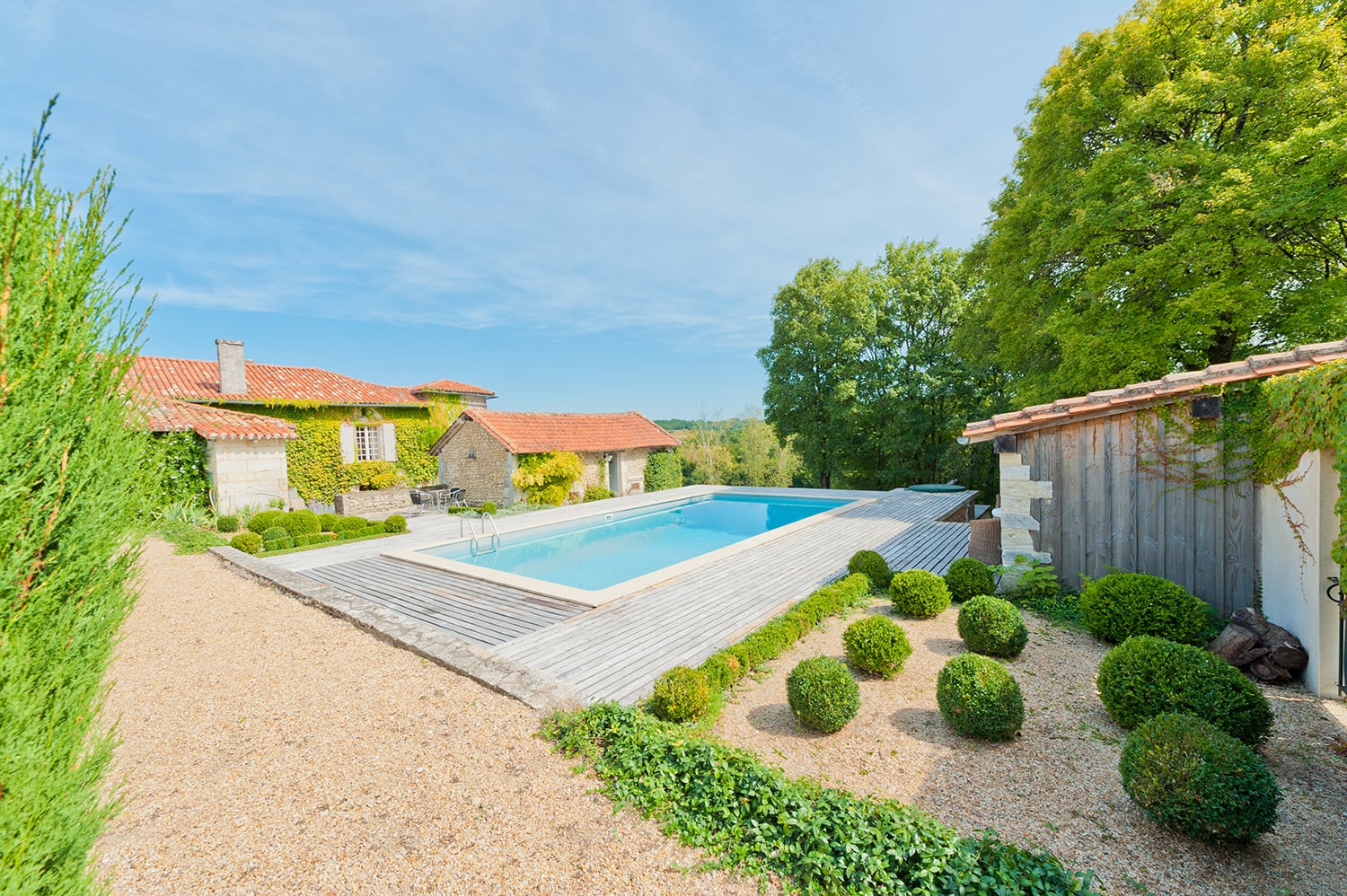 Rental home in Dordognewith private heated pool