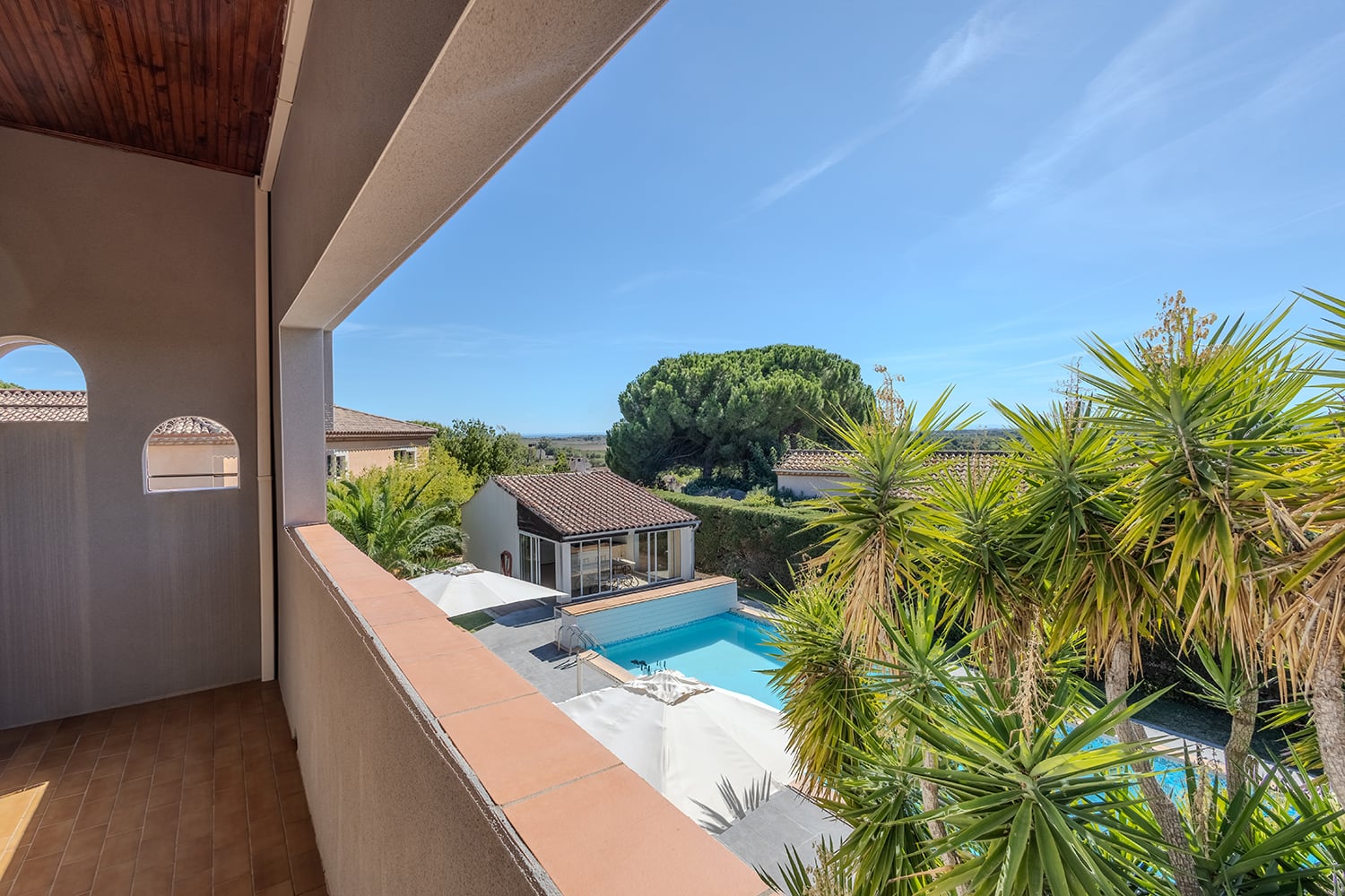 Bedroom balcony view