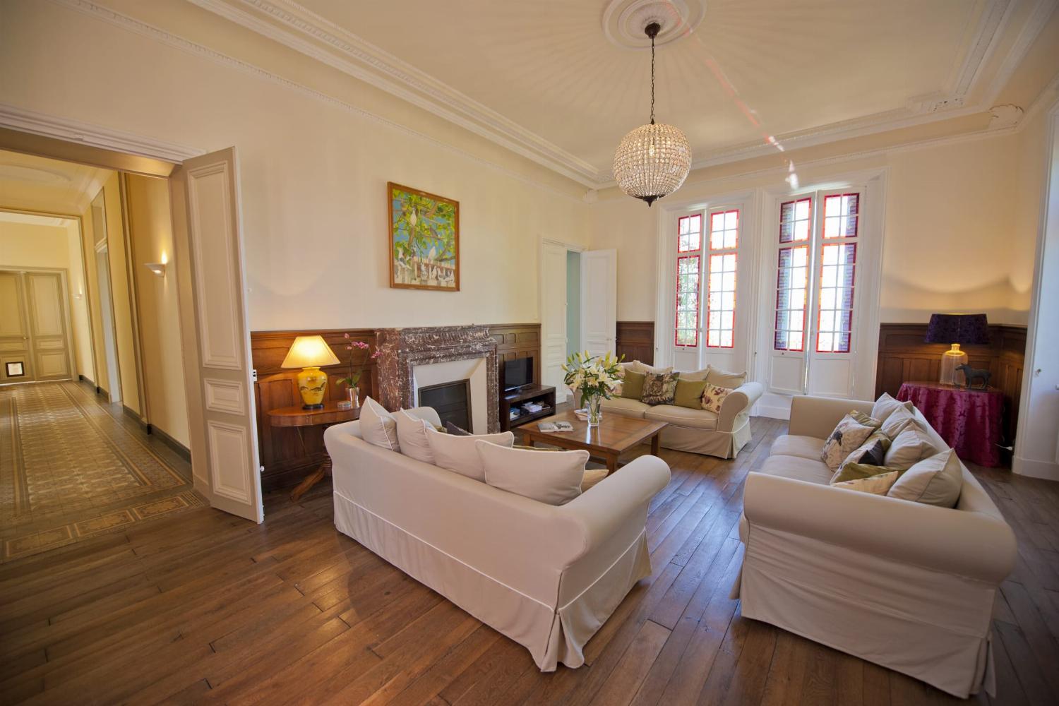Living room | Holiday Château in Najac