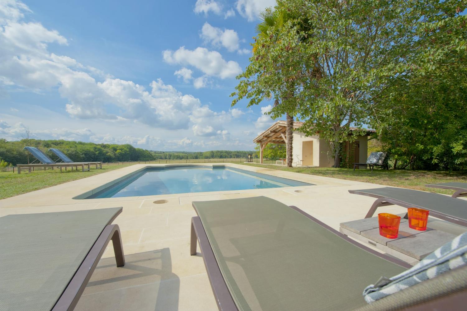 Private pool and terrace